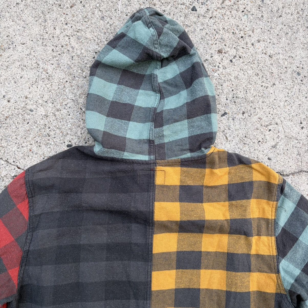Supreme Supreme 2017 Multi Color Buffalo Hooded Flannel Size Medium Size US M / EU 48-50 / 2 - 4 Thumbnail