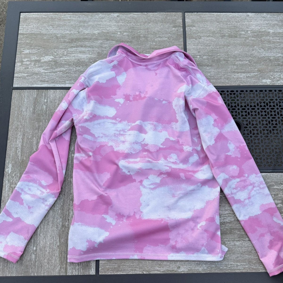 Phlemuns Pink Shirred Cloud Long Sleeve Polo Size US L / EU 52-54 / 3 - 2 Thumbnail