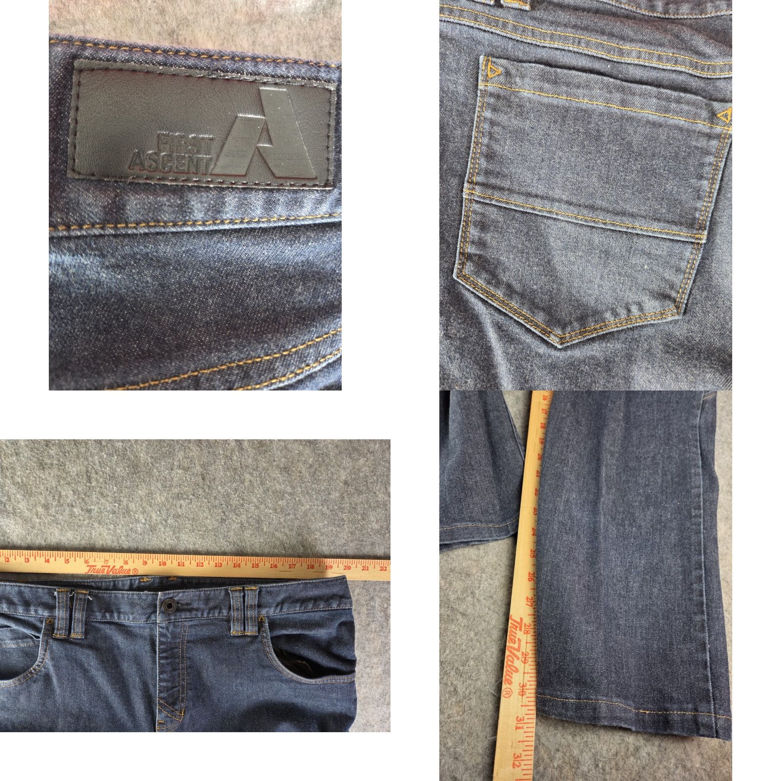 Eddie Bauer Eddie Bauer Jeans Men's 38X31 Dark Blue Relaxed Straight 5-Pocket Denim Cotton Button Zip Inseam 31"} Size US 38 / EU 54 - 8 Thumbnail