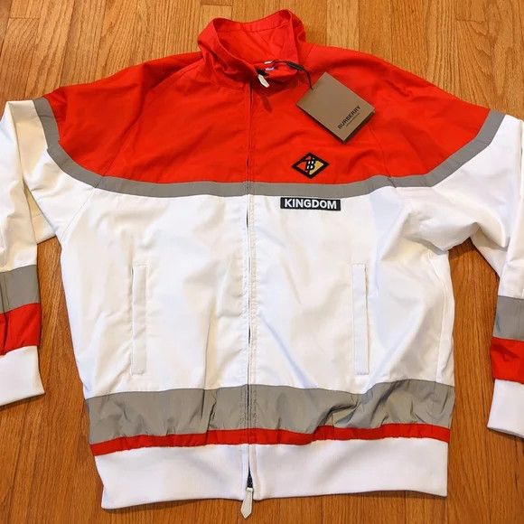 Burberry Men's Burberry Icon Stripe Colorblock Track Jacket Size US M / EU 48-50 / 2 - 1 Thumbnail