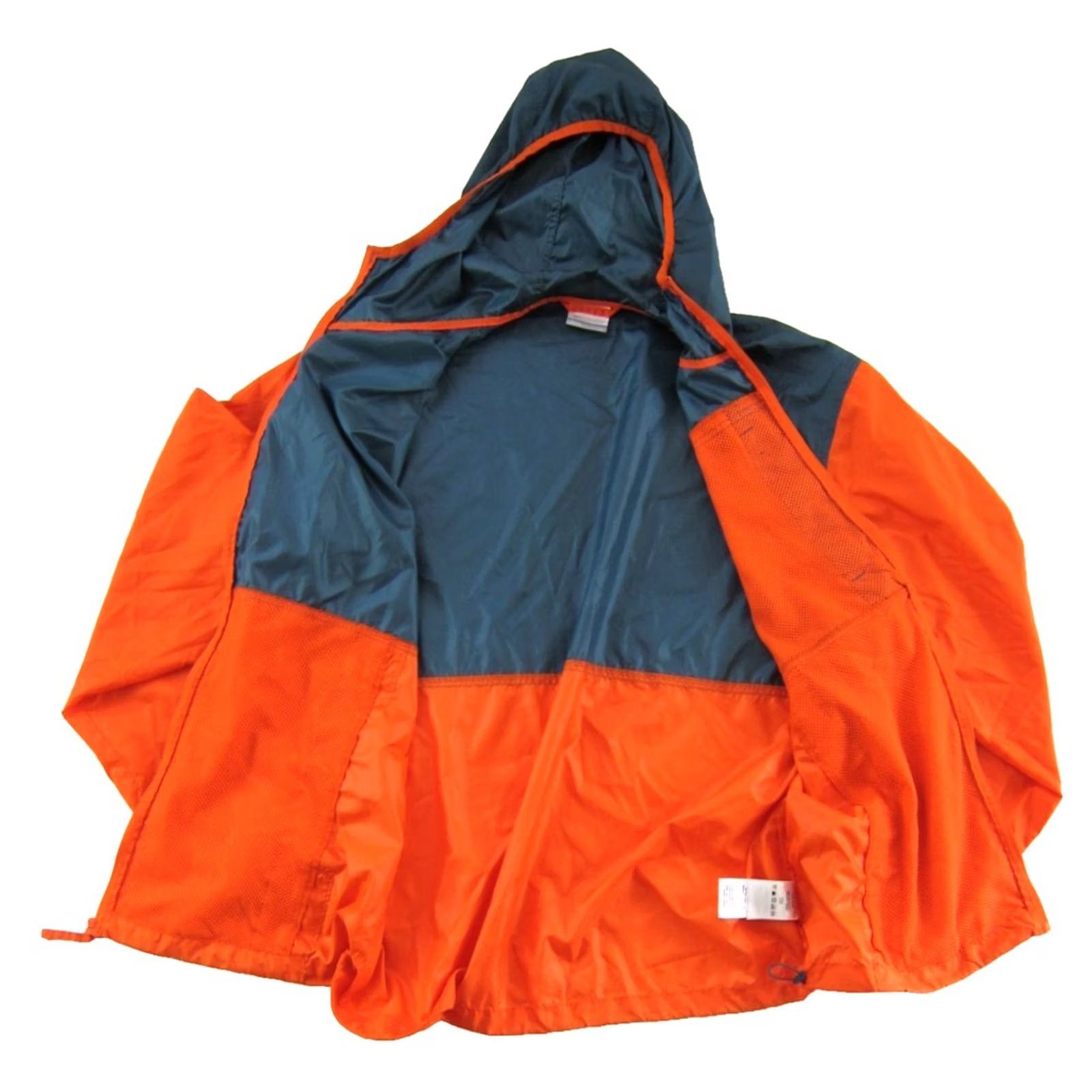Vintage Columbia Windbreaker Jacket Men L Orange Lightweight Packable Hooded Size US L / EU 52-54 / 3 - 5 Thumbnail