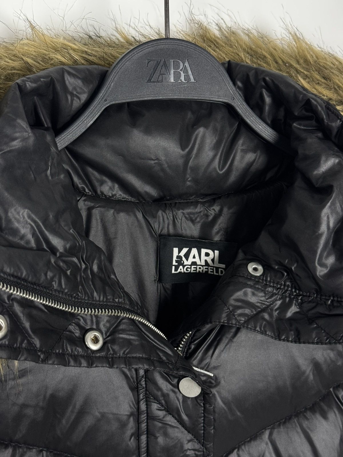 Karl Lagerfeld Karl Lagerfeld Down Puffer Women’s Jacket Size L / US 10 / IT 46 - 5 Thumbnail