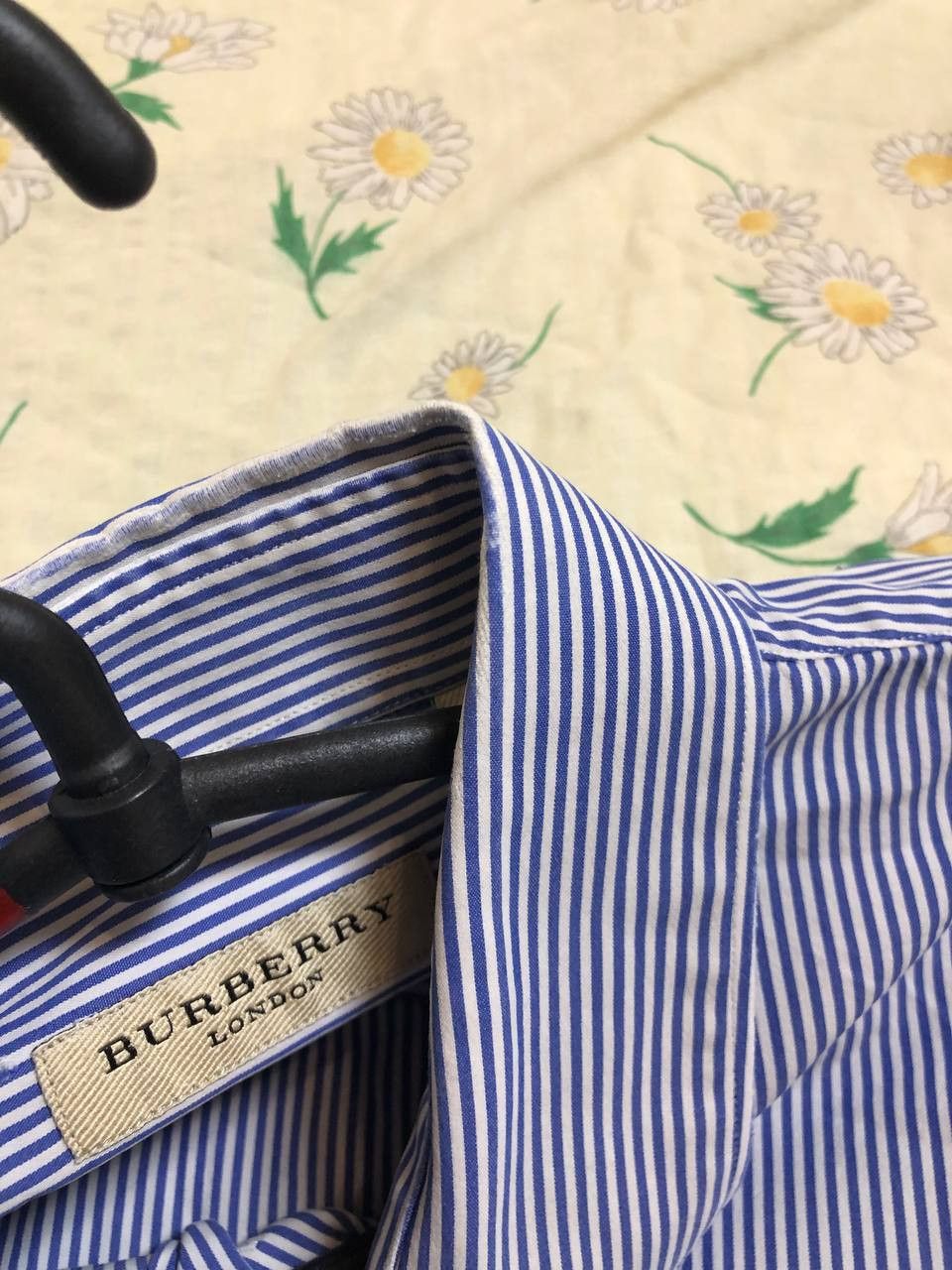 Burberry Burberry London Men's Long Sleeve Shirt Stripes Size US L / EU 52-54 / 3 - 15 Thumbnail