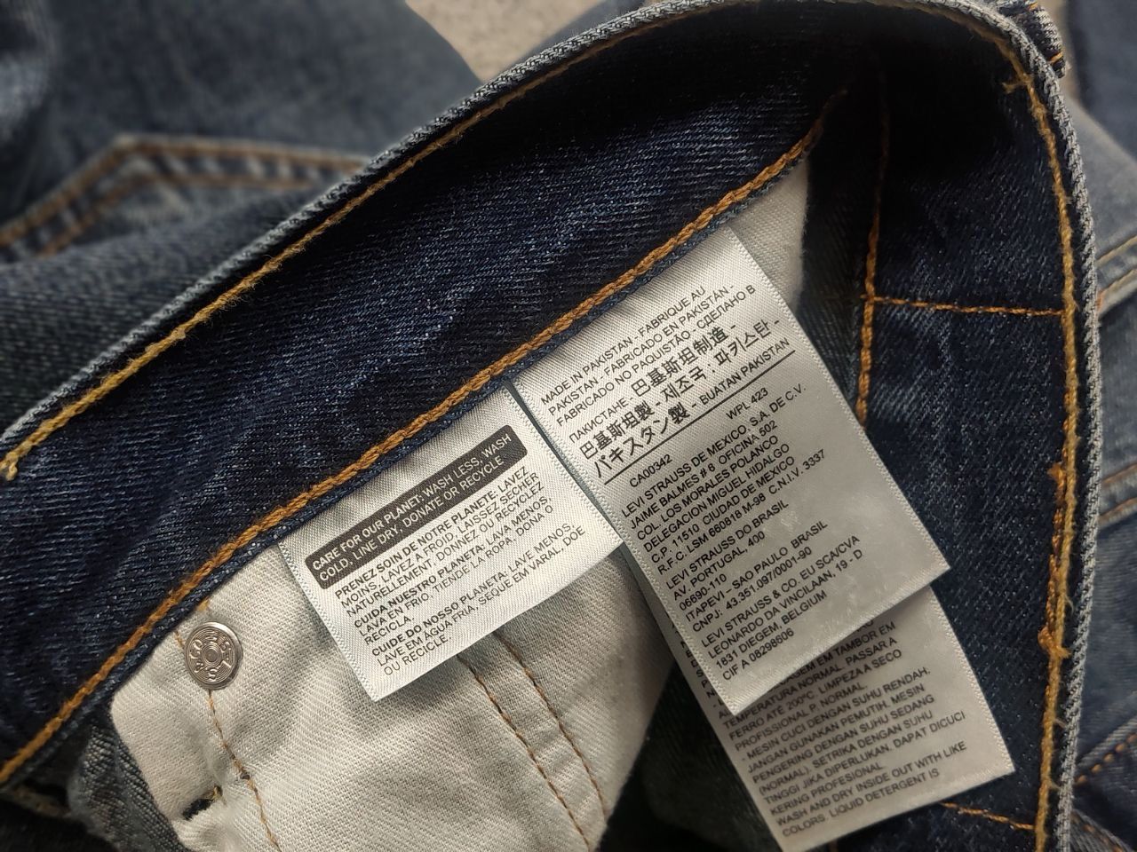 Levi's Levis 511 Stretch Distressed Denim Jeans Vintage Style Size US 31 - 14 Thumbnail