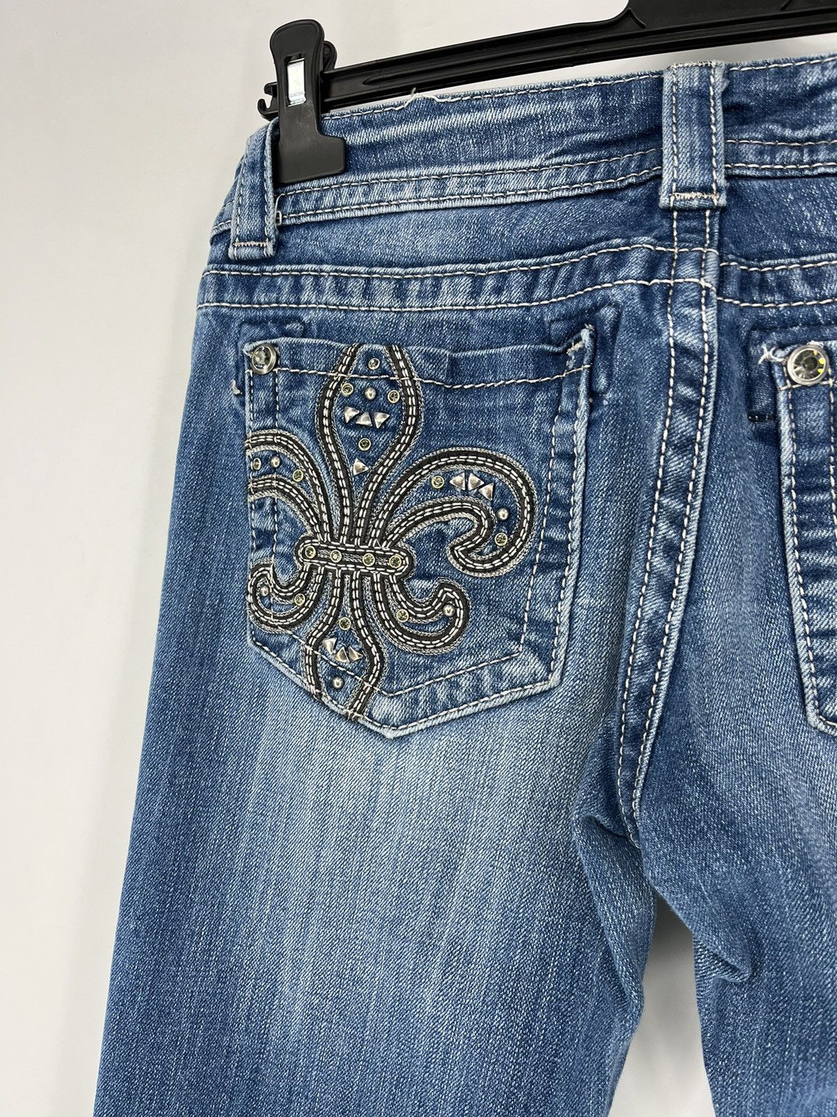 Hysteric Glamour Miss Me CRAZY Hysteric Glamour Chrome Hearts Style Jeans Size 28" / US 6 / IT 42 - 8 Thumbnail