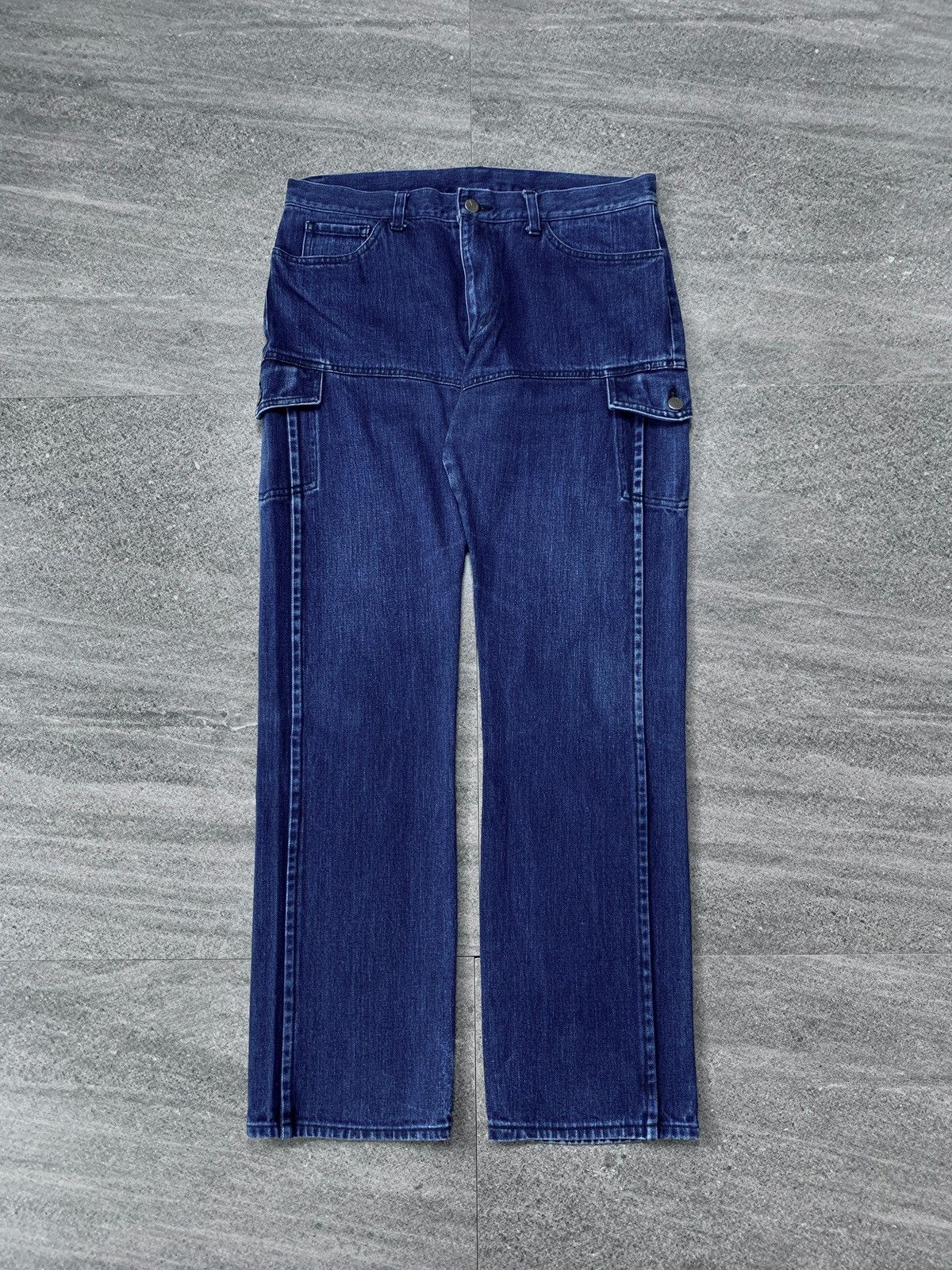 Final Home × Issey Miyake Cargo Denim Jeans Size US 31 - 2 Thumbnail