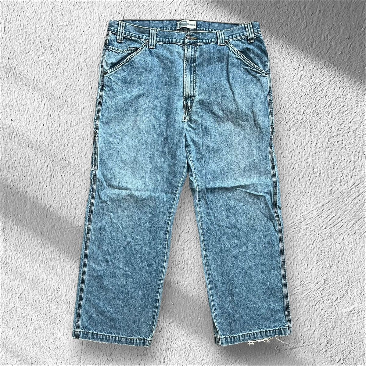 Levi's Vintage Levi’s Strauss Carpenter Blue Jeans Denim Size 38x30 Size US 38 / EU 54 - 2 Thumbnail