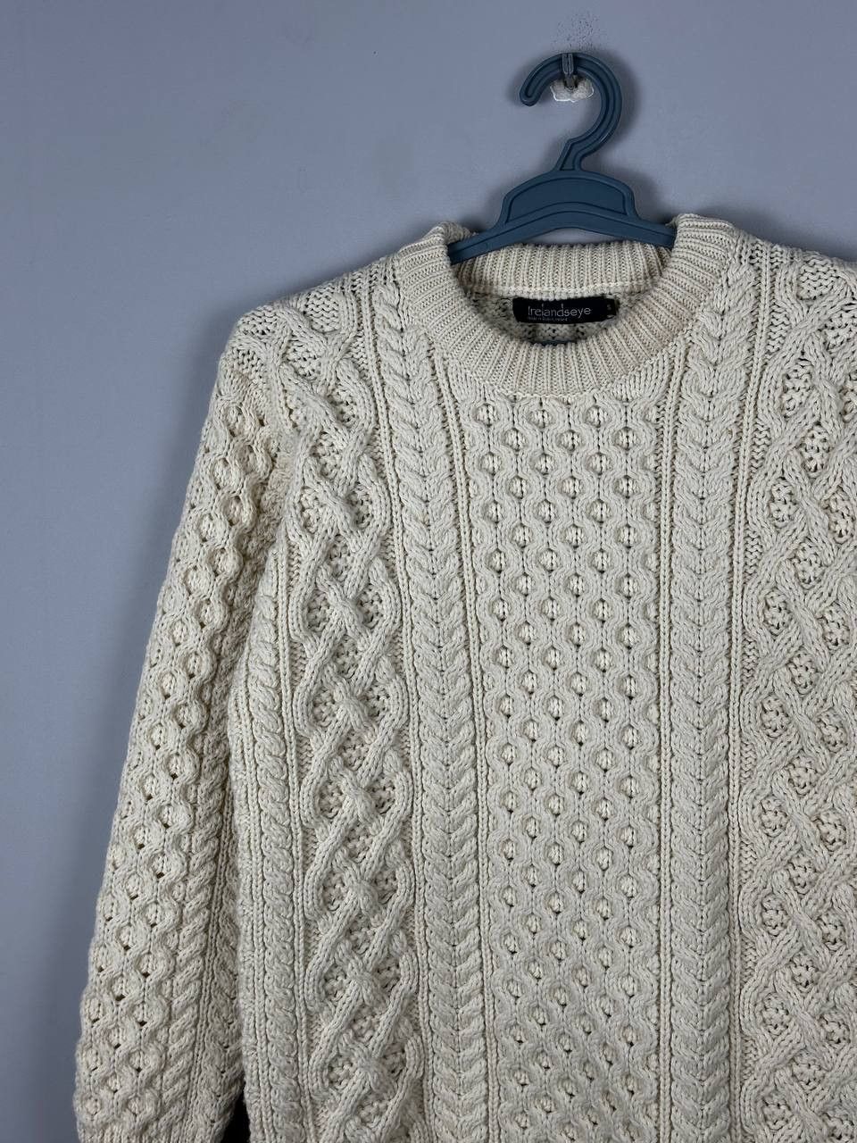 Vintage Irelandseye Sweater Cable Knit Fisherman Made in Ireland Size US S / EU 44-46 / 1 - 3 Thumbnail