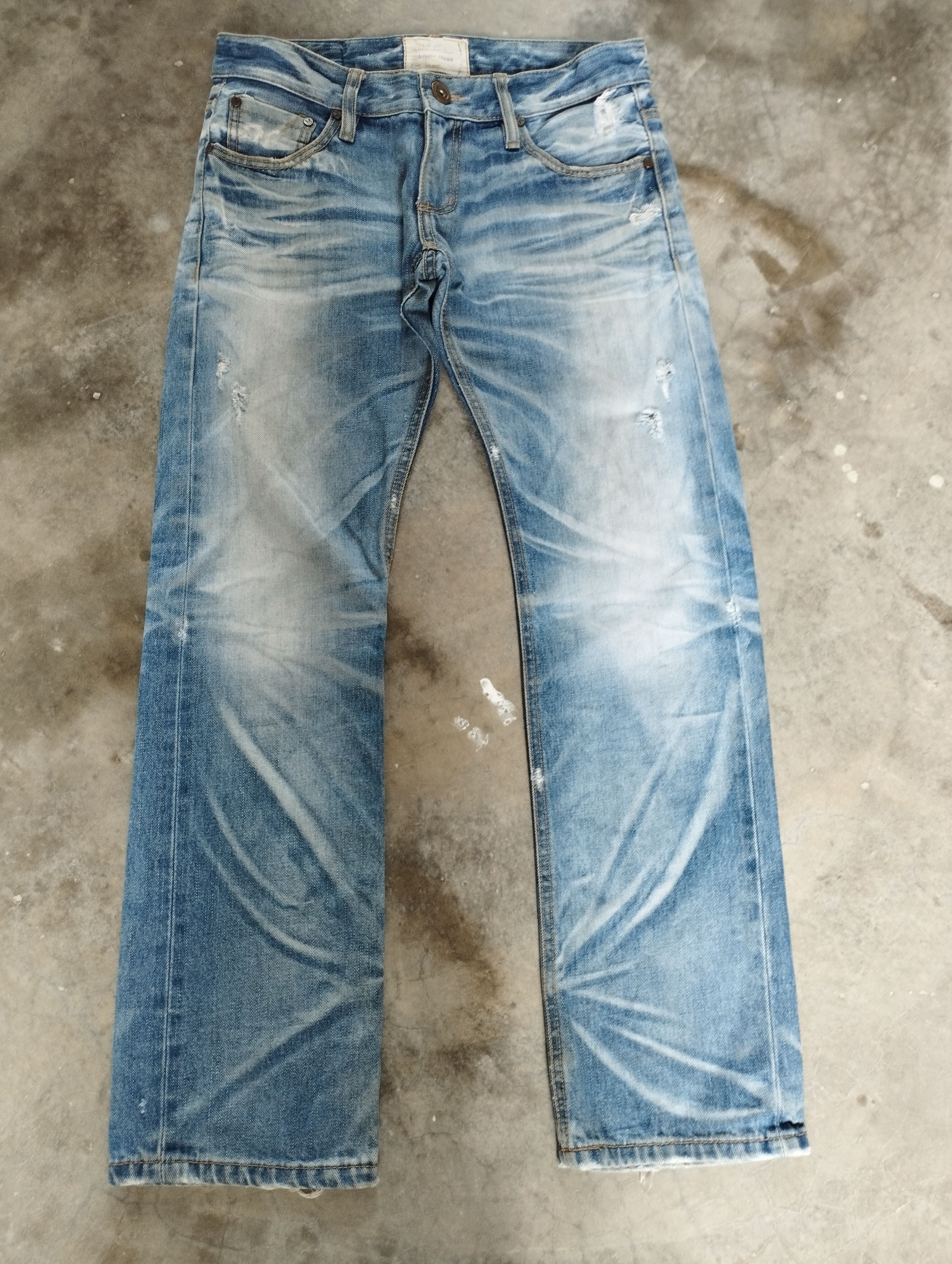 Fuga Distressed & Repaired Flared Denim – FOULMANNERED