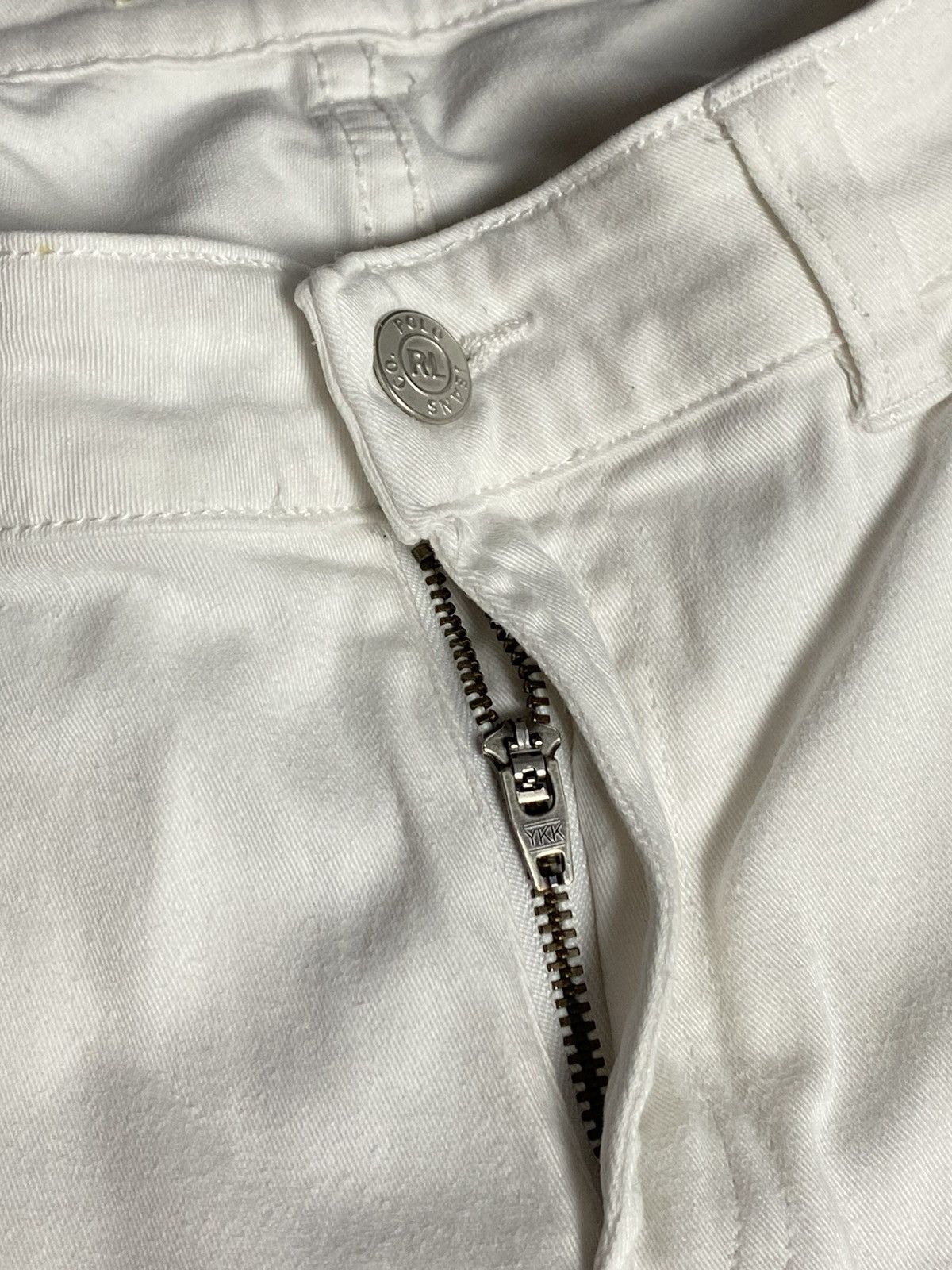 Polo Ralph Lauren Vintage Polo Jeans Co Bootcut Pants 30x32 White Ralph Lauren Size 28" / US 6 / IT 42 - 8 Thumbnail