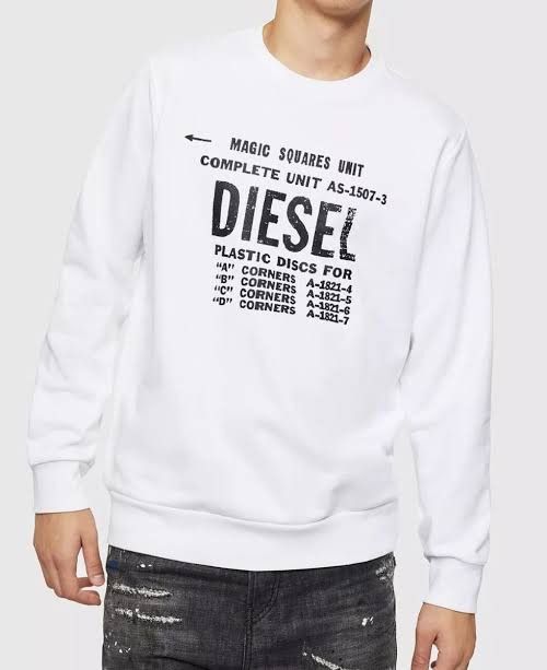 Diesel × Vintage Diesel Sweatshirt S-GIR-B5 Size US XL / EU 56 / 4 - 2 Thumbnail