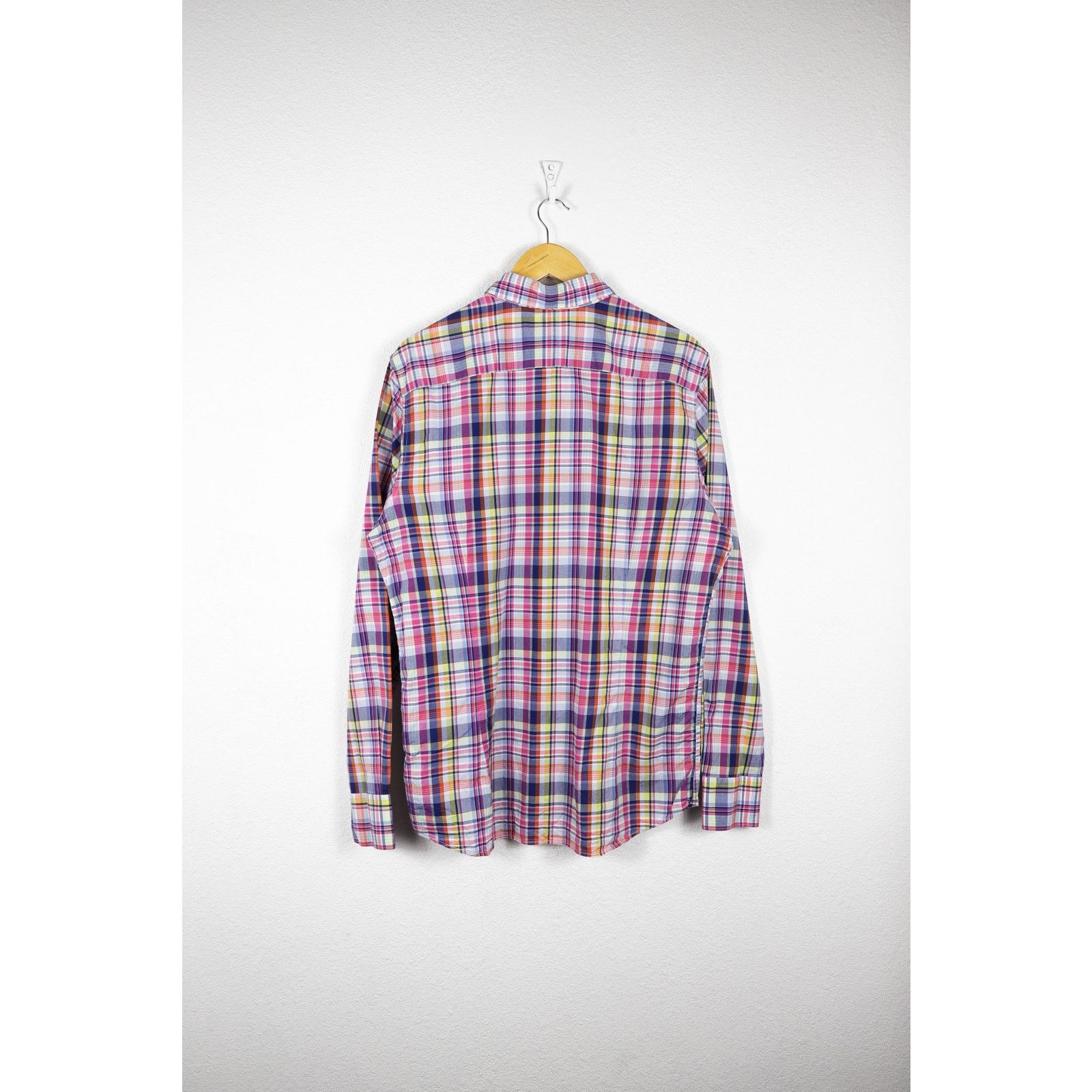 Barbour Barbour Douglas Tailored Fit Pink Plaid Oxford Shirt Size US L / EU 52-54 / 3 - 9 Thumbnail