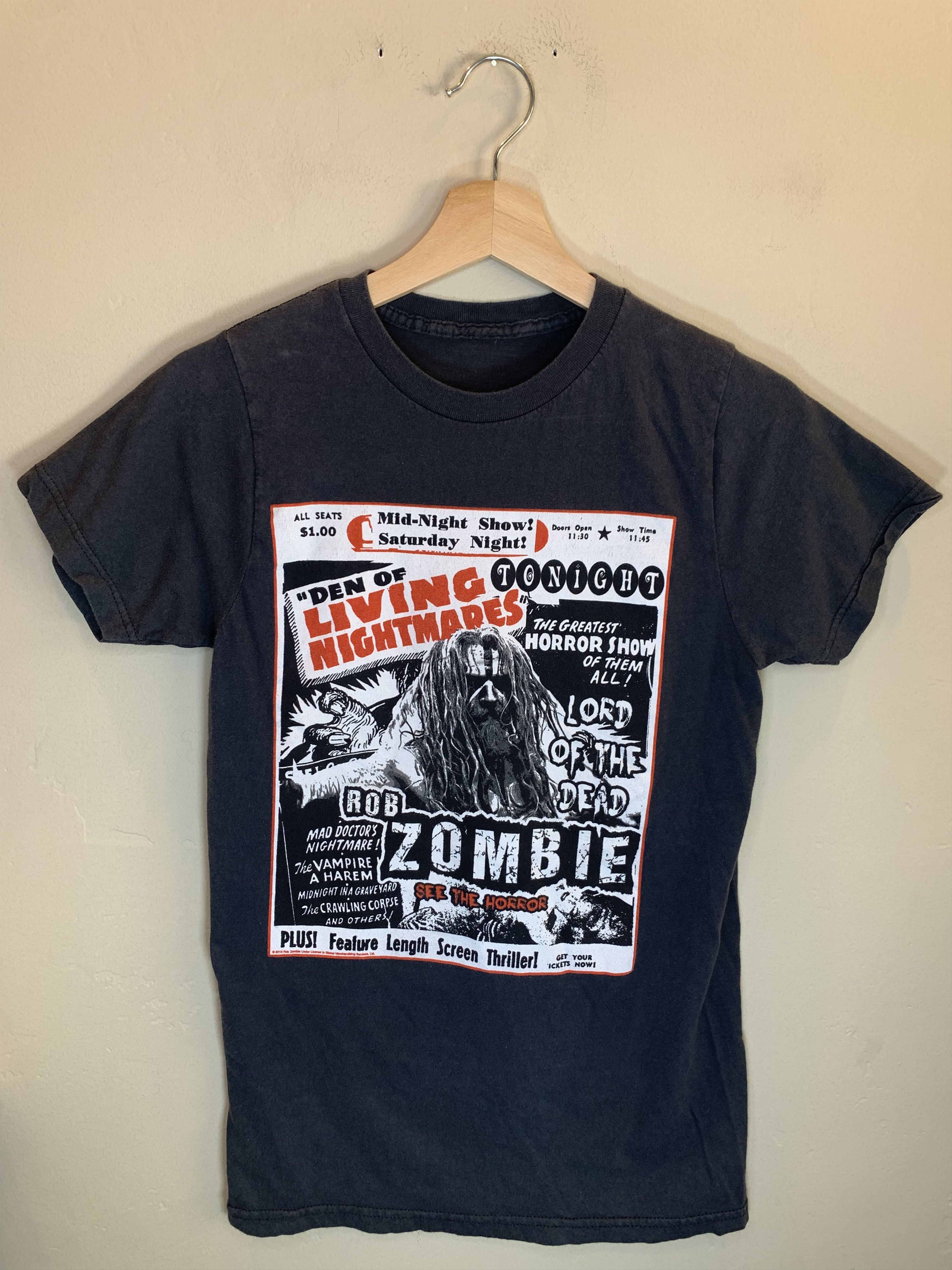Band Tees RARE* Vintage Rob Zombie Den Of Living Nightmares Band Shirt Size US S / EU 44-46 / 1 - 1 Thumbnail
