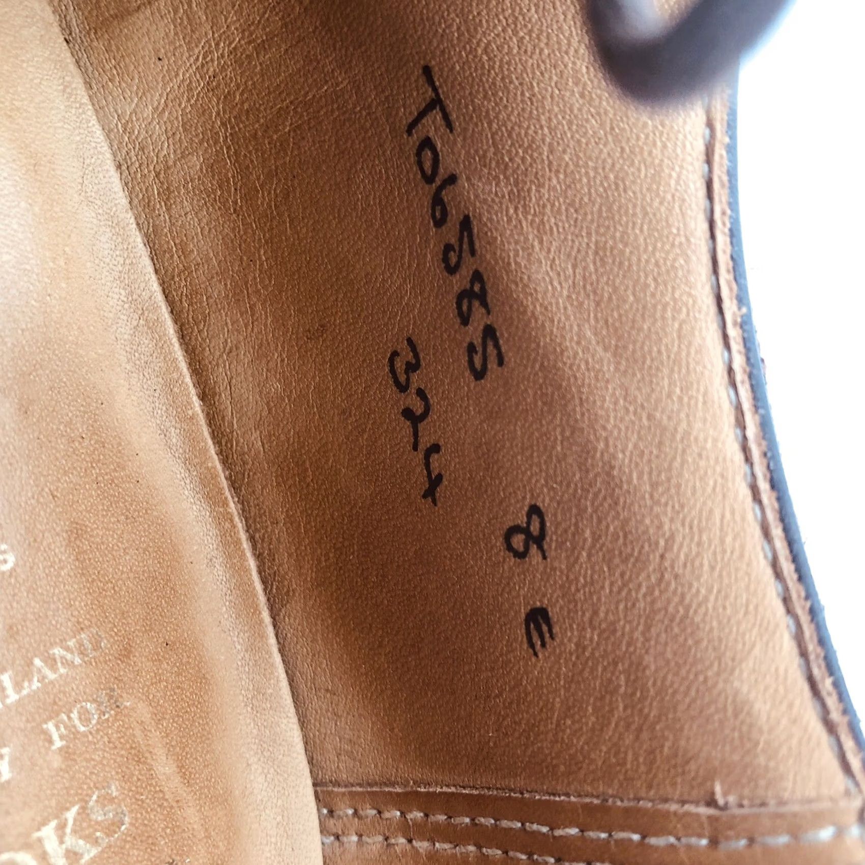 Brooks PEAL & CO. England BROOKS BROTHERS Oxford - 8E Brown Mens Dress Size ONE SIZE - 8 Thumbnail