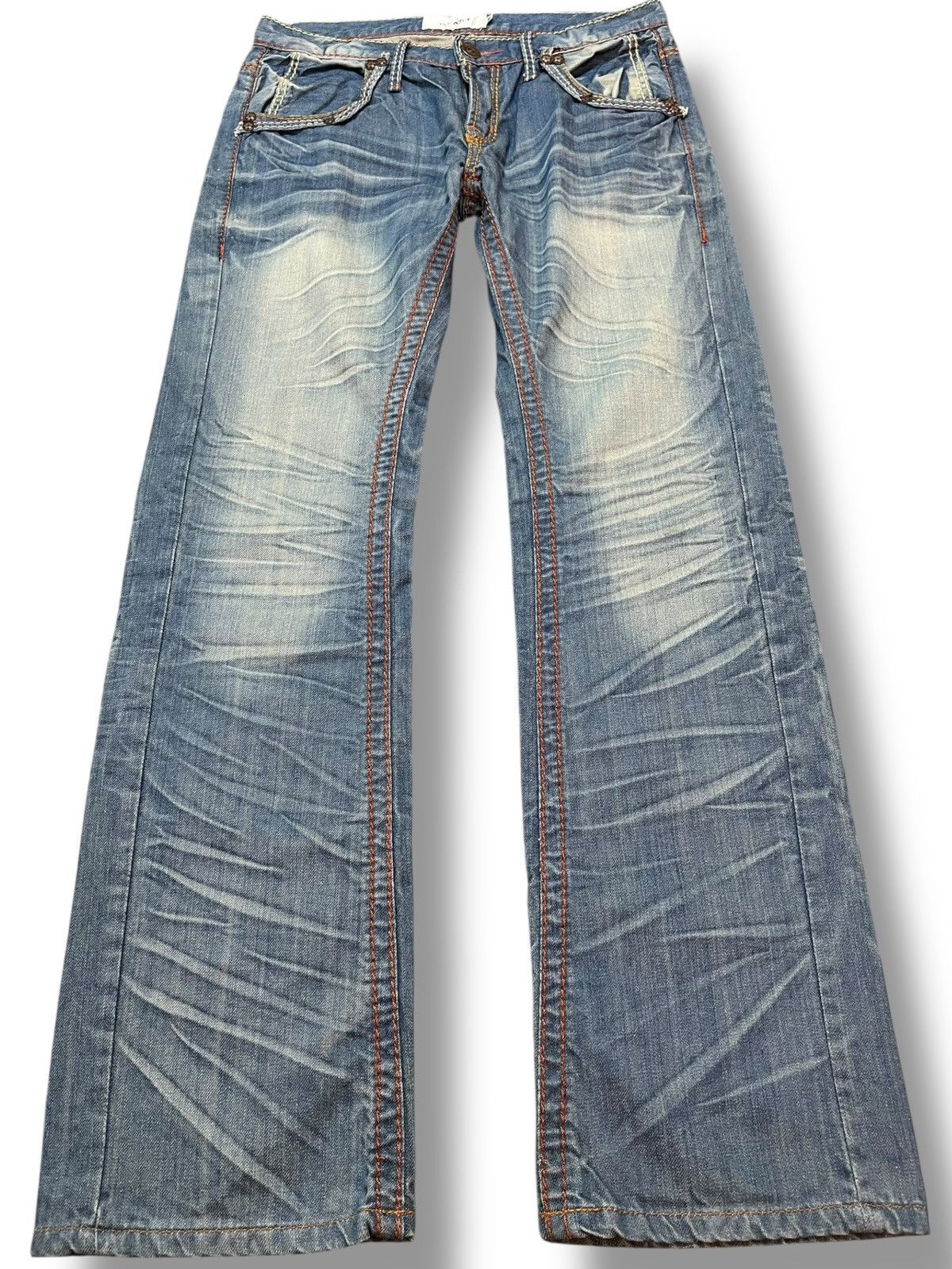 Beauty Beast Vintage Beast Whiskers Wrinkles Denim Size US 31 - 2 Thumbnail