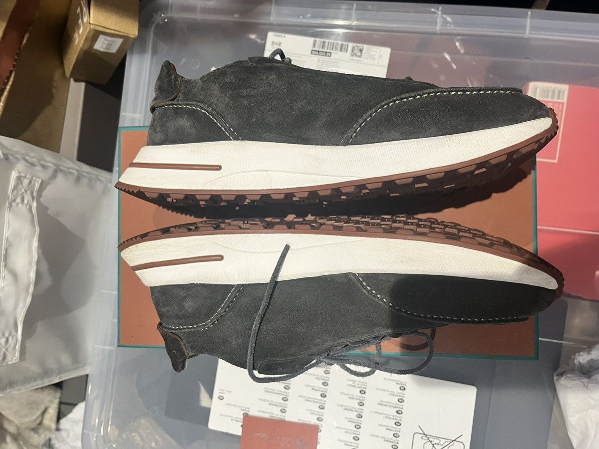 Loro Piana Loro Piana dark grey / black weekend walk uk 8 eu 42 Size US 9 / EU 42 - 3 Thumbnail