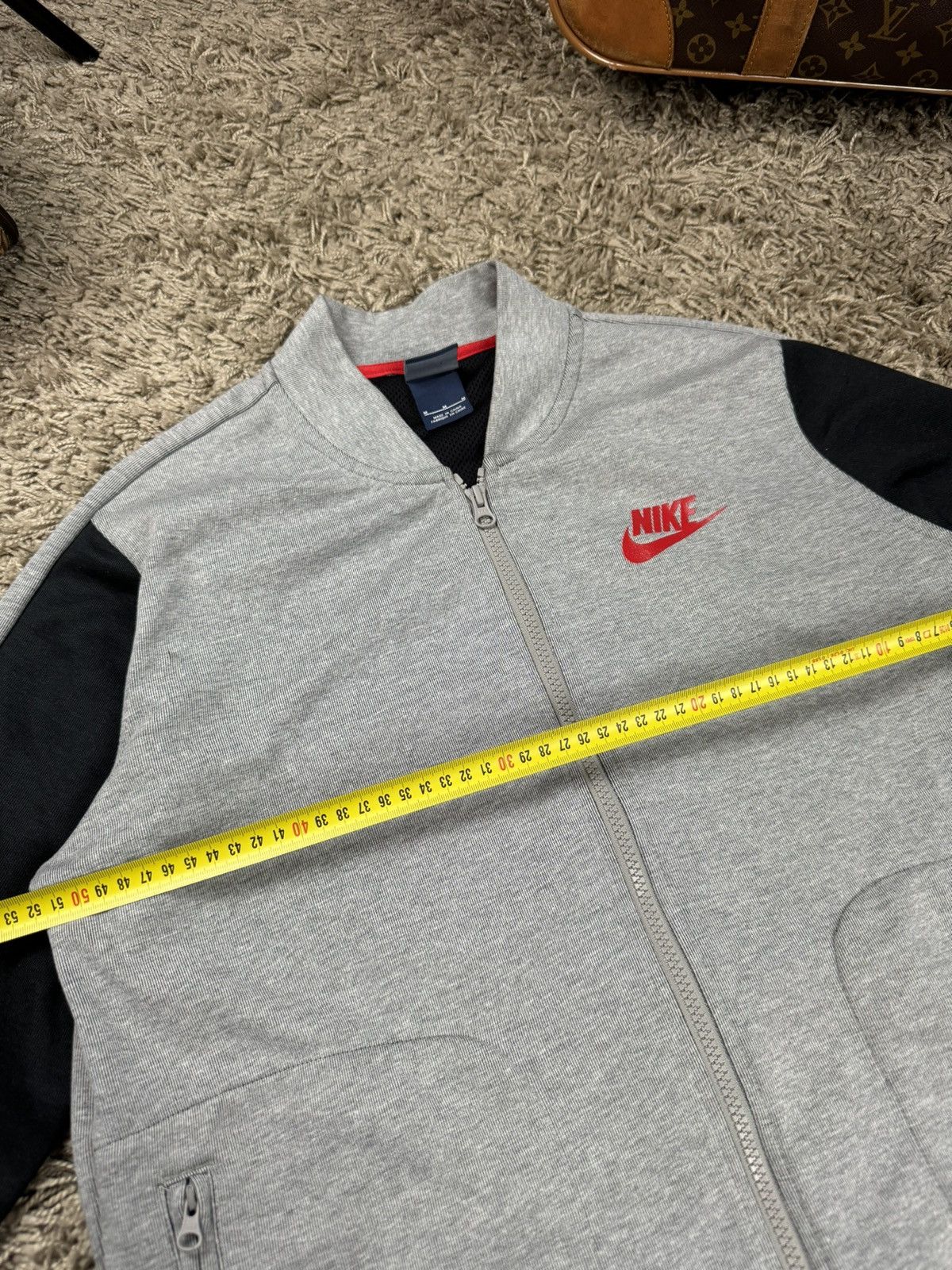 Nike Zip sweatshirt bomber Nike Swoosh original casual item Size US M / EU 48-50 / 2 - 4 Thumbnail