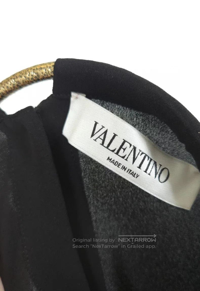 Valentino Valentino Necklace silk dress Size S / US 4 / IT 40 - 4 Thumbnail