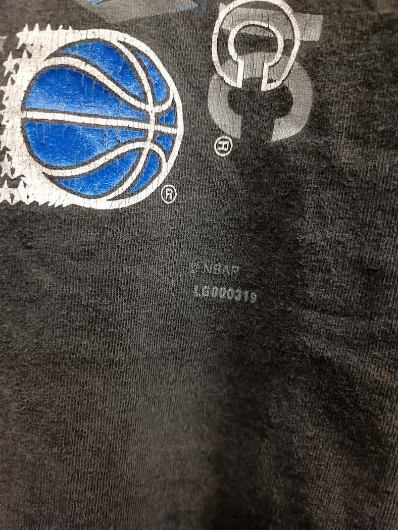 Logo 7 vintage 90s t shirt shaq orlando magic nba made in usa Size US XL / EU 56 / 4 - 3 Thumbnail