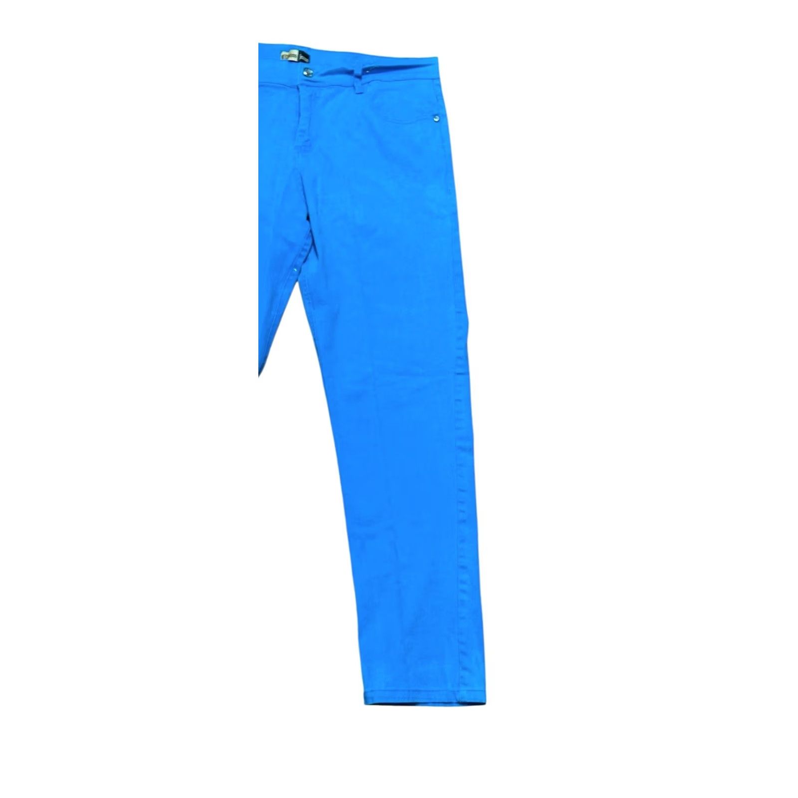 Vintage VINTAGE Chams Jeans Royal Blue Pants Studded Butterfly Pockets Women’s Sz 16 Y2K Jeans Women Fits Regular 34 In Waist 30 In Inseam 5-Pocket Design Size 38" / US 16 / IT 52 - 3 Thumbnail