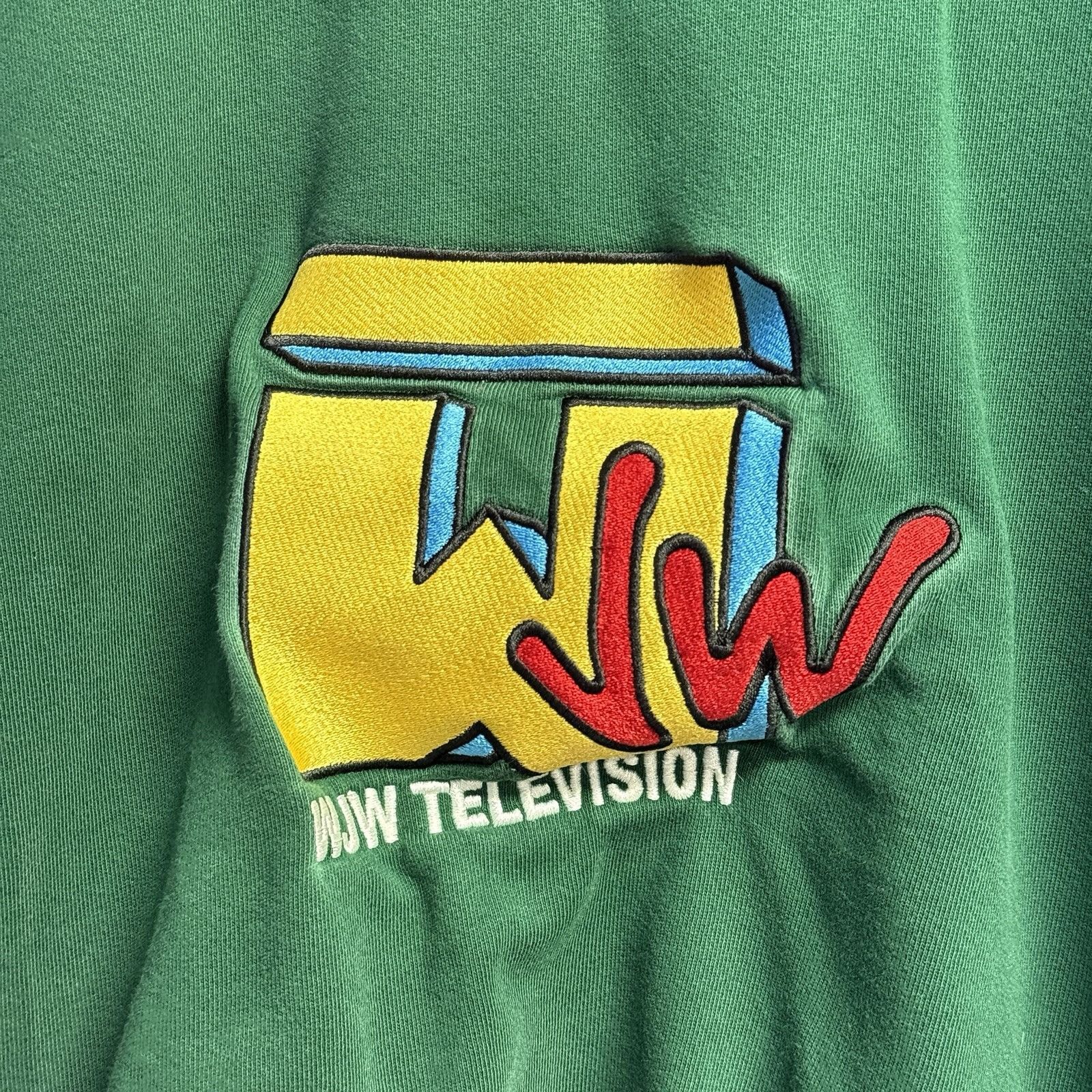 Other Who Jung Woo Hoodie Sweatshirt Mens XL 26.5x25 Green Embroid Size US XL / EU 56 / 4 - 3 Thumbnail