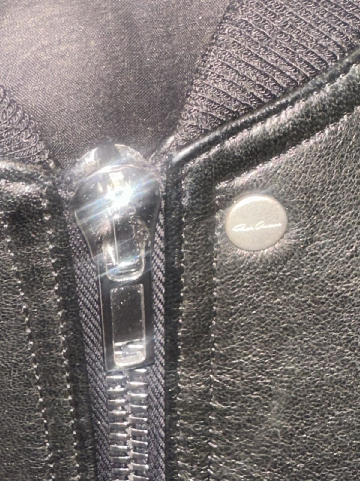 Rick Owens Rick Owens SS23 “EDFU” Tec Shoulder Lambskin Leather Jacket Size S / US 4 / IT 40 - 3 Thumbnail