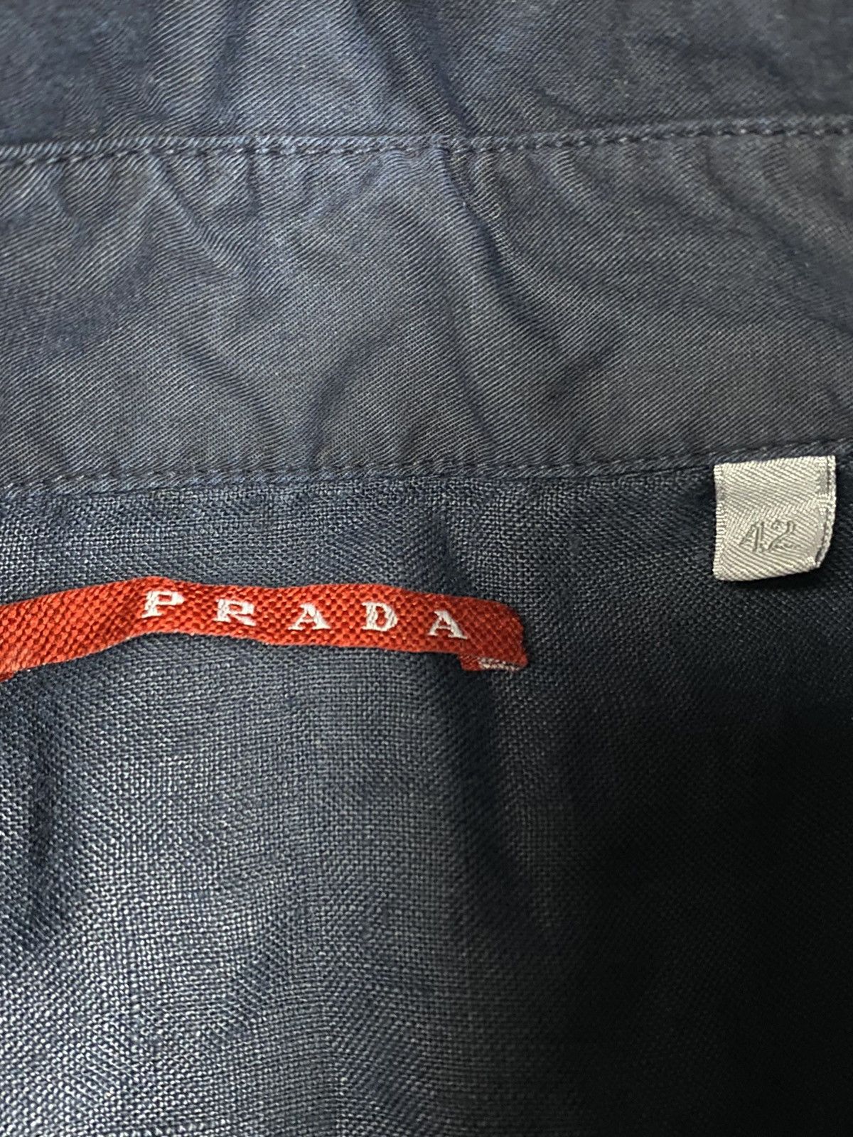 Prada × Vintage Vintage Prada Designer Luxury Button Up Shirt Size US M / EU 48-50 / 2 - 10 Thumbnail