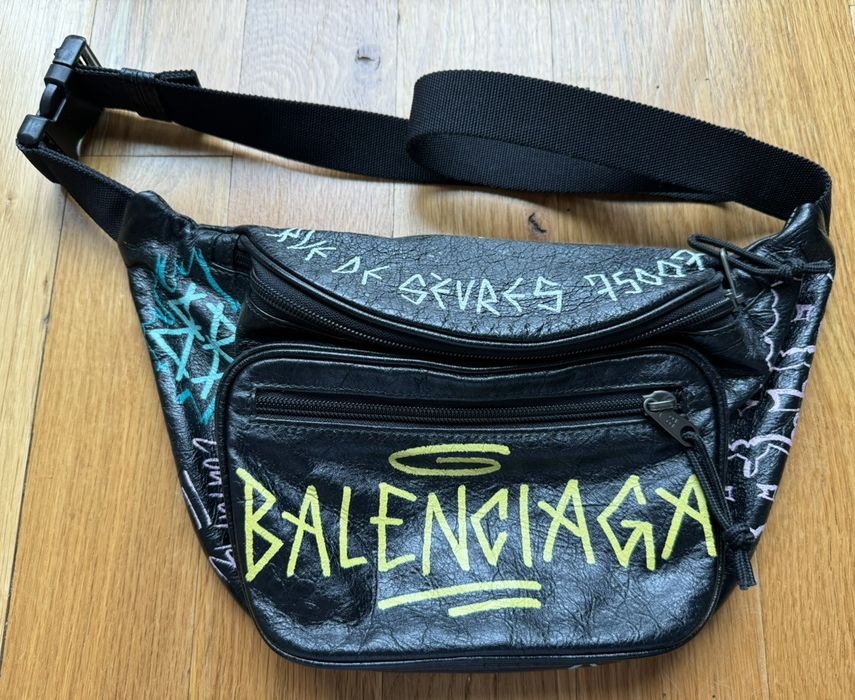 Balenciaga Fall/Winter 2018 Graffiti Fanny Pack