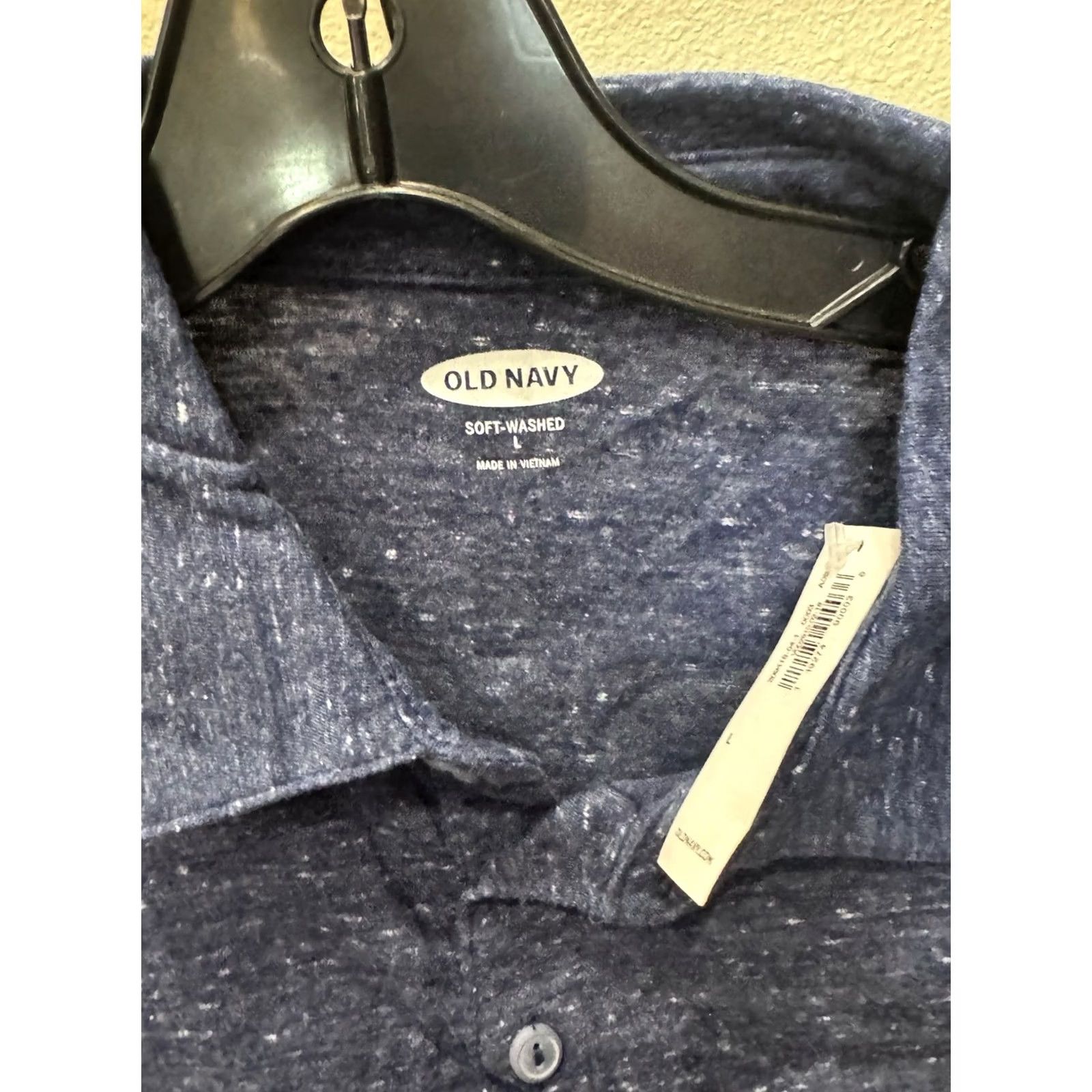 Old Navy Old Navy POLO SHIRT L Blue Pattern NWT Mens Large Size US L / EU 52-54 / 3 - 5 Thumbnail