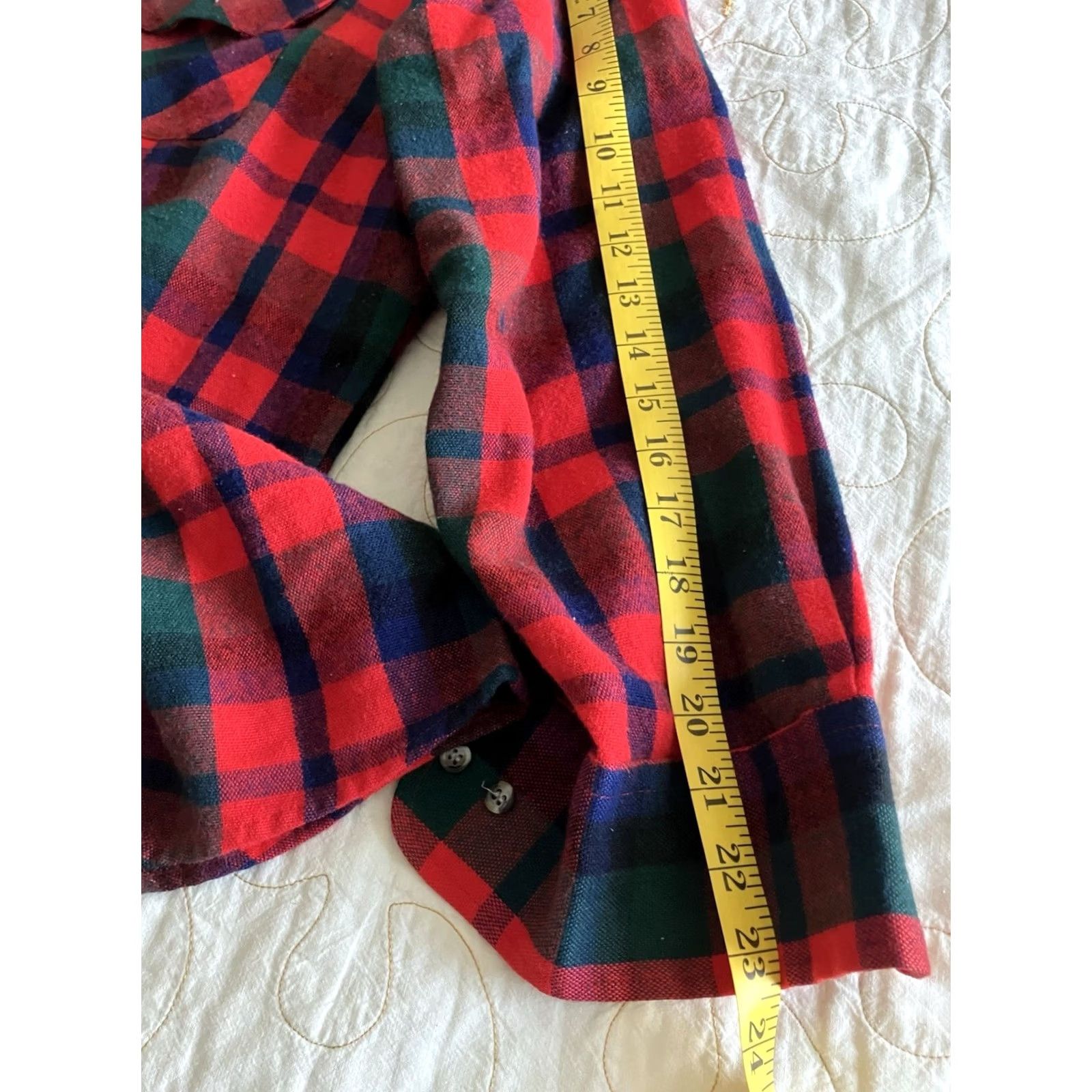 Vintage Northwest Territory Shirt Mens L Flannel Red Green Plaid Long Sleeve Button Up Size US L / EU 52-54 / 3 - 7 Thumbnail