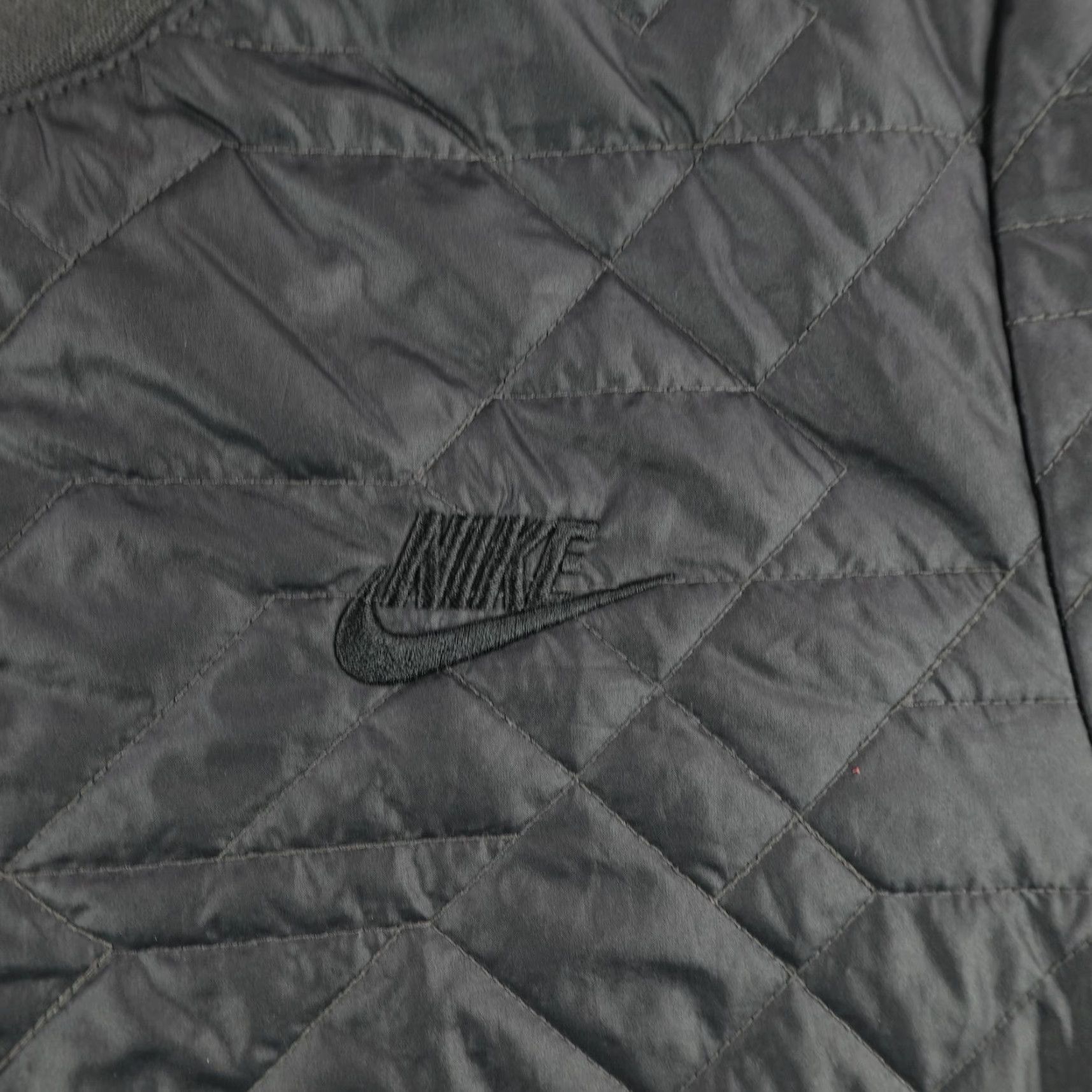 Nike Nike Jacket Womens Medium Black Primaloft Quilted Insulated Puffer Bomber Coat Size M / US 6-8 / IT 42-44 - 3 Thumbnail