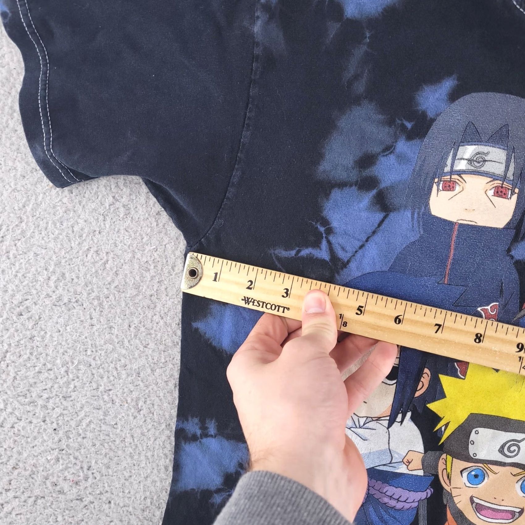 Vintage Naruto Shippuden Shirt Mens Small- Medium Tie Dye Graphic Cast Black Size US M / EU 48-50 / 2 - 5 Thumbnail
