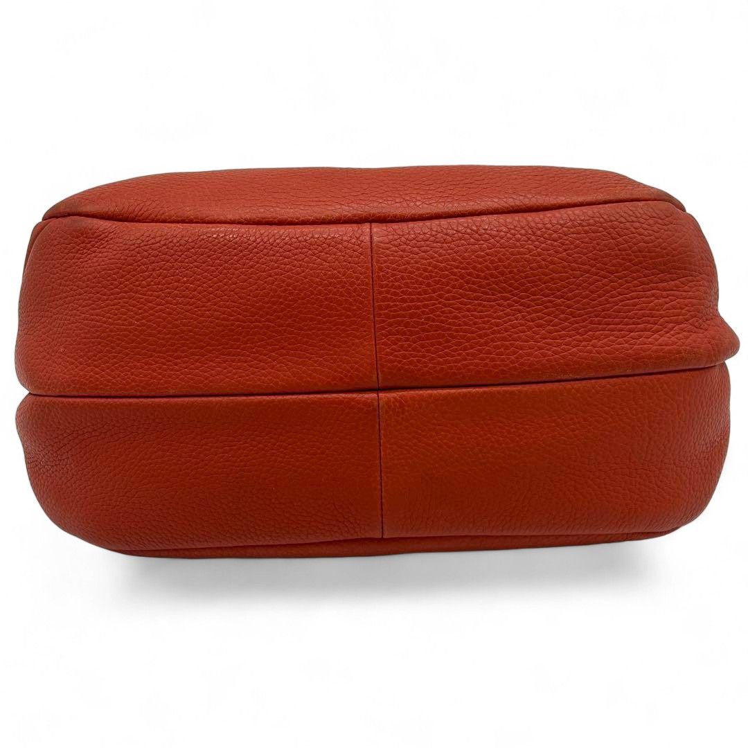 Bottega Veneta Bottega Veneta - Orange Hobo Handbag Leather Size ONE SIZE - 7 Thumbnail
