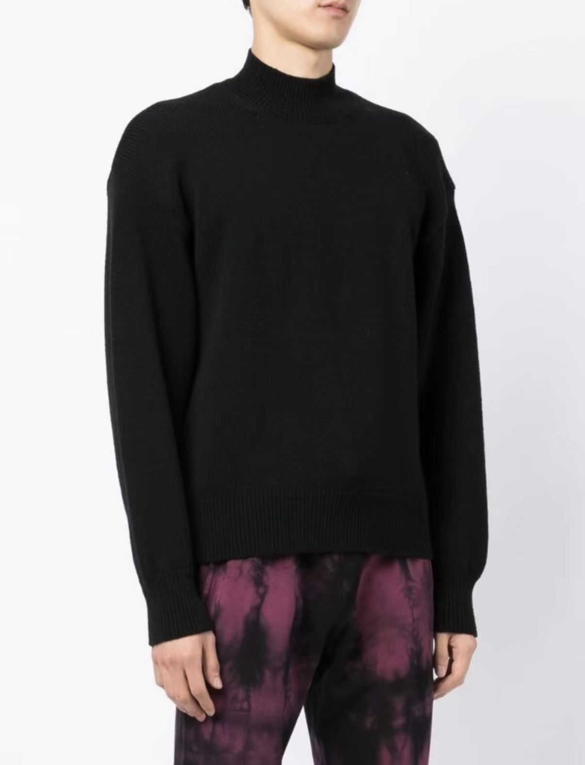 Dries Van Noten Dries Van Noten Shetland Sweater / Black / M | Grailed