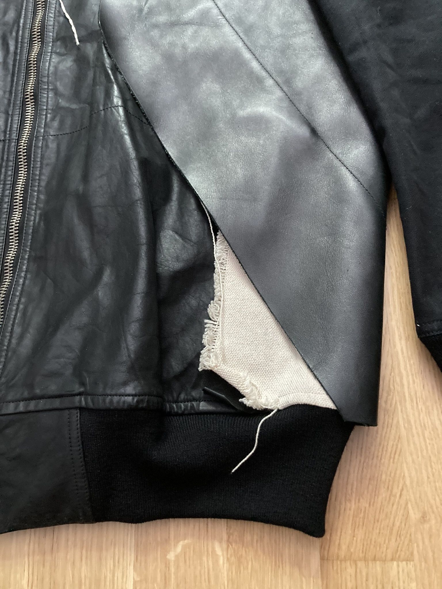 Rick Owens Runway S/S 16 "CYCLOPS" Patchwork Bomber Jacket Rick Owens Size US M / EU 48-50 / 2 - 6 Thumbnail