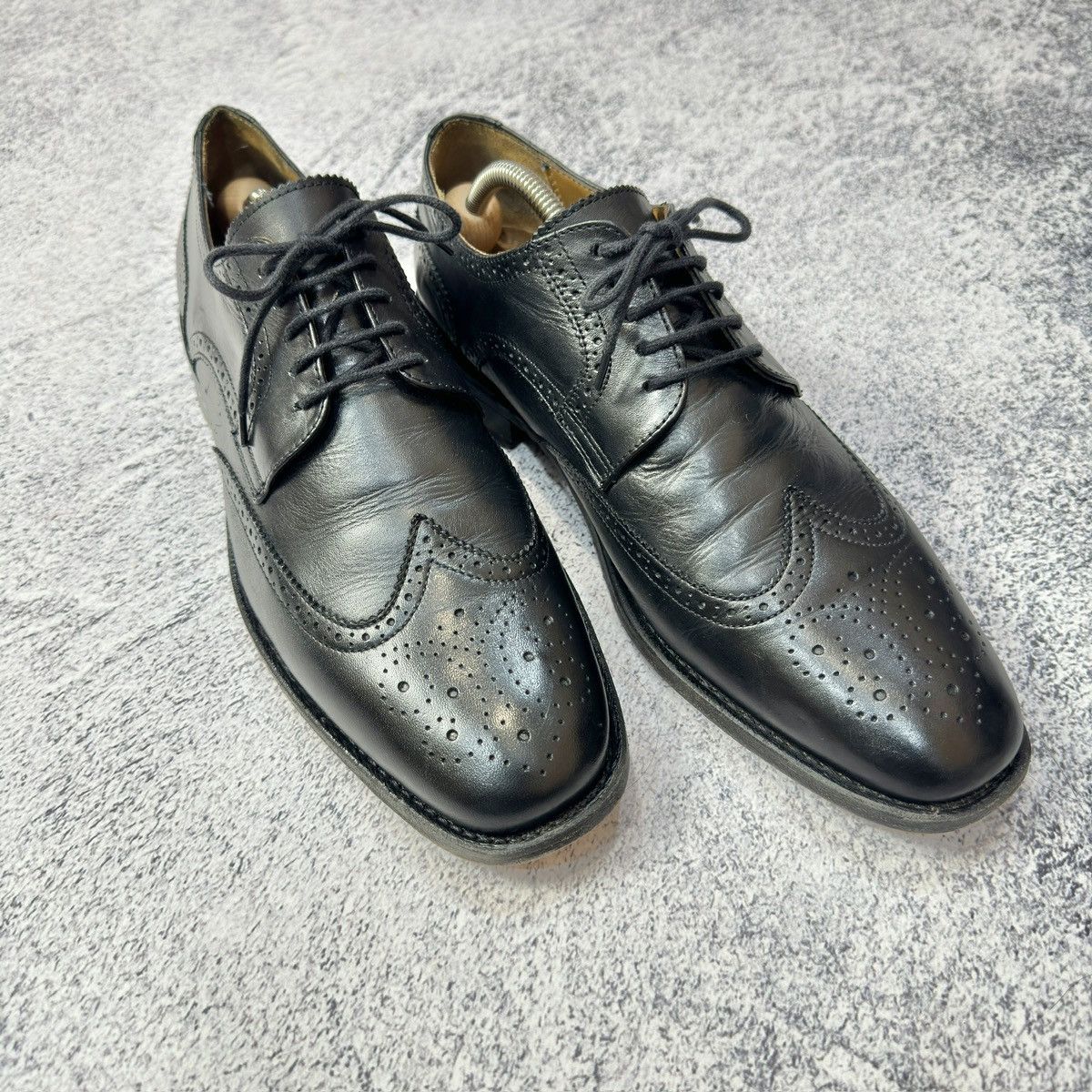 Borelli Mens Welted Black Brogues US11 UK10 EU44 29cm