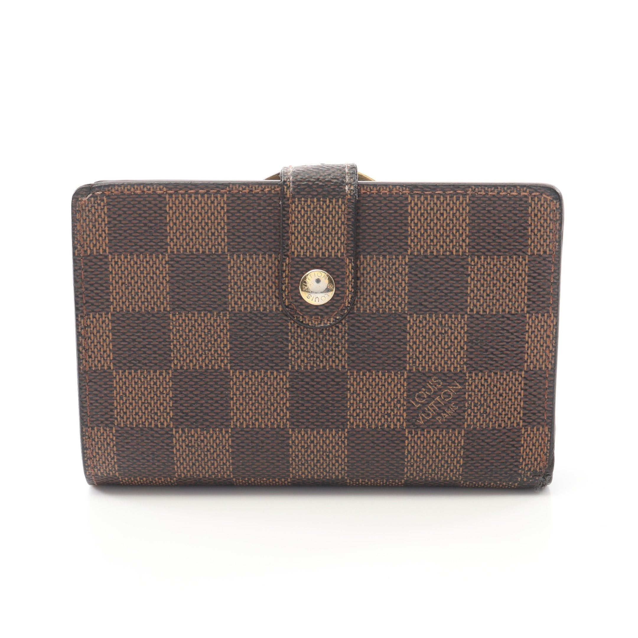 Louis Vuitton Louis Vuitton Portefeuil Viennois Damier Ebene Bi-Fold Wallet Brown Size ONE SIZE - 1 Thumbnail
