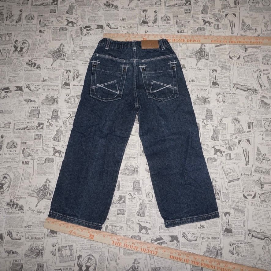 U.S. Polo Assn. 3T - Vintage Y2K US Polo ASSC baggy 2000s denim youth pants Size 26 - 5 Thumbnail