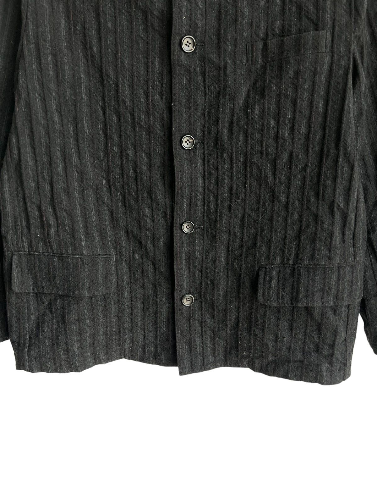 Comme des Garcons AW1998 Comme des Garçons Homme Wool Pinstriped Wool Jacket Size US M / EU 48-50 / 2 - 5 Thumbnail