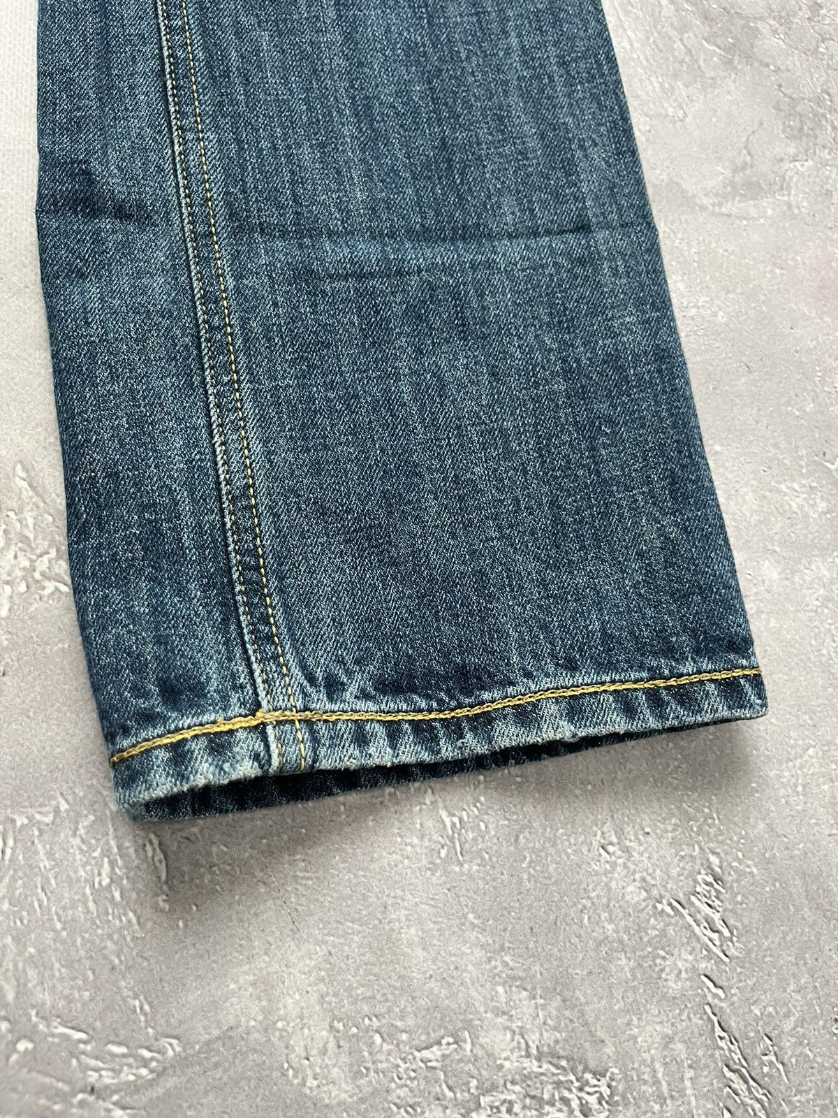 Diesel VINTAGE DIESEL KEATE Y2K STYLE WASHED BLUE ZIP POCKET JEANS Size 28" / US 6 / IT 42 - 6 Thumbnail