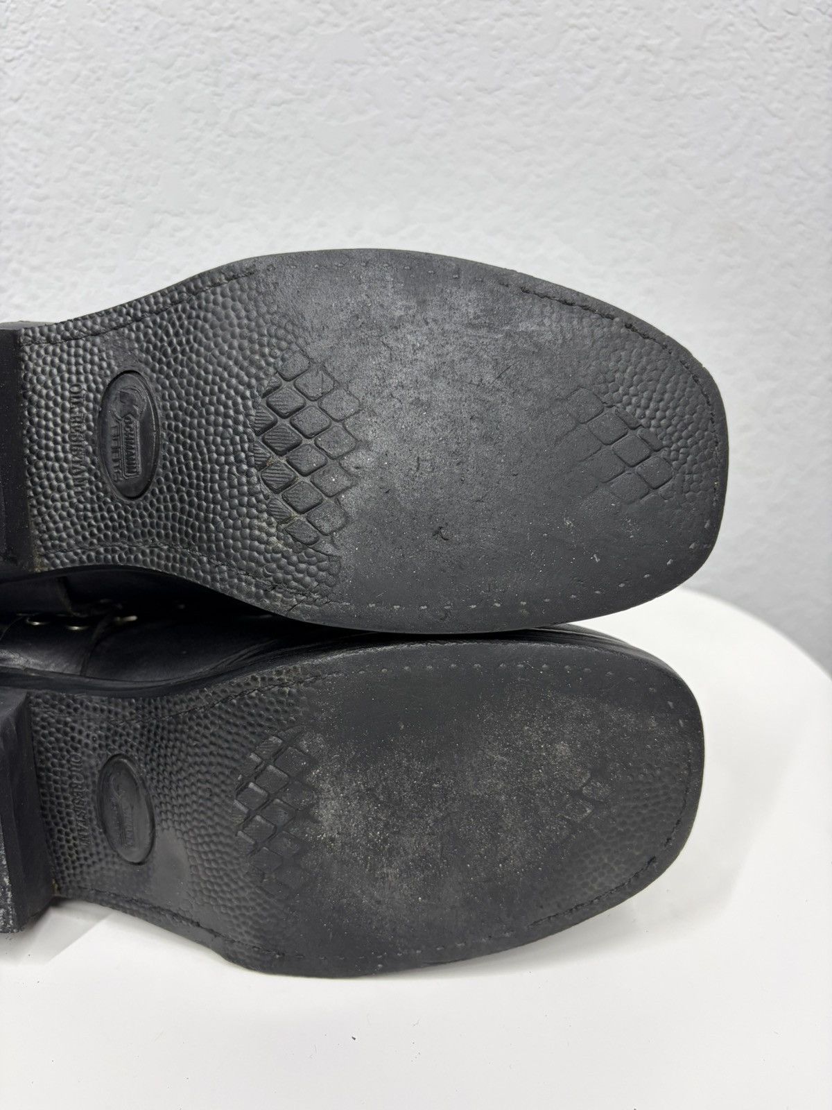 If Six Was Nine Vintage Italian AS 98 Rick Owens Style Leather Biker Boots Size US 9 / EU 42 - 13 Thumbnail