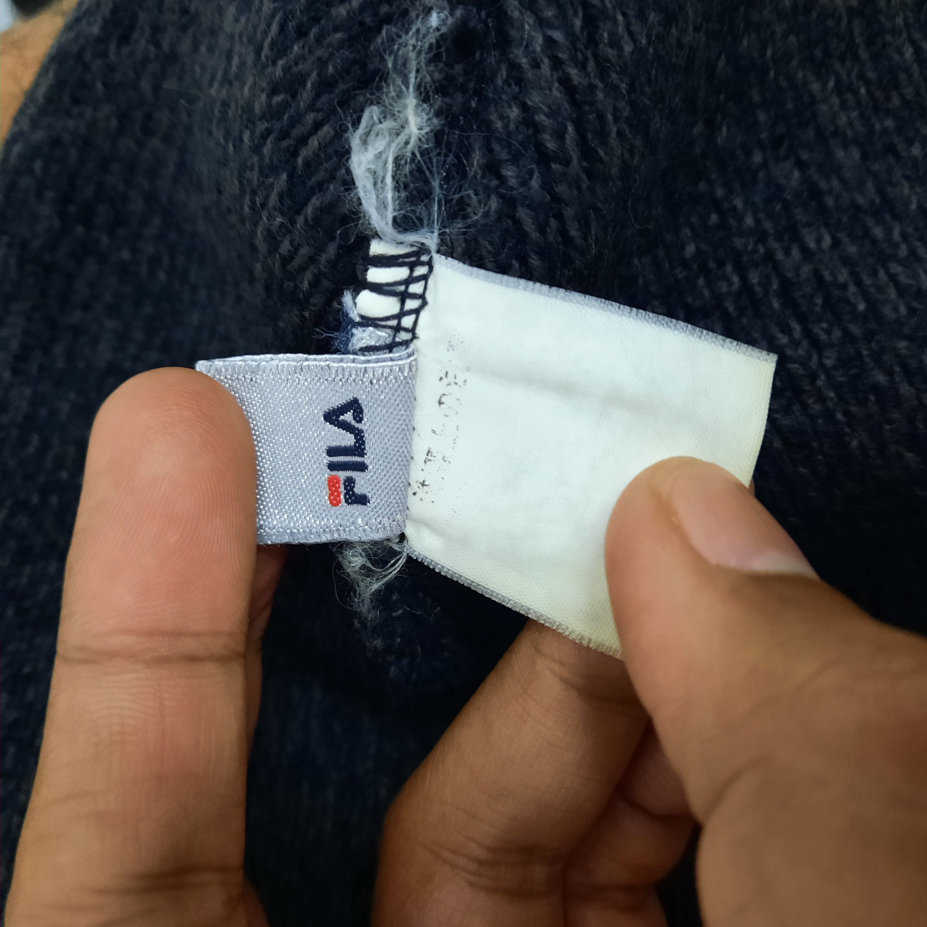 Fila 🏔 Vintage fila iconic logo beanie hat Size ONE SIZE - 4 Thumbnail