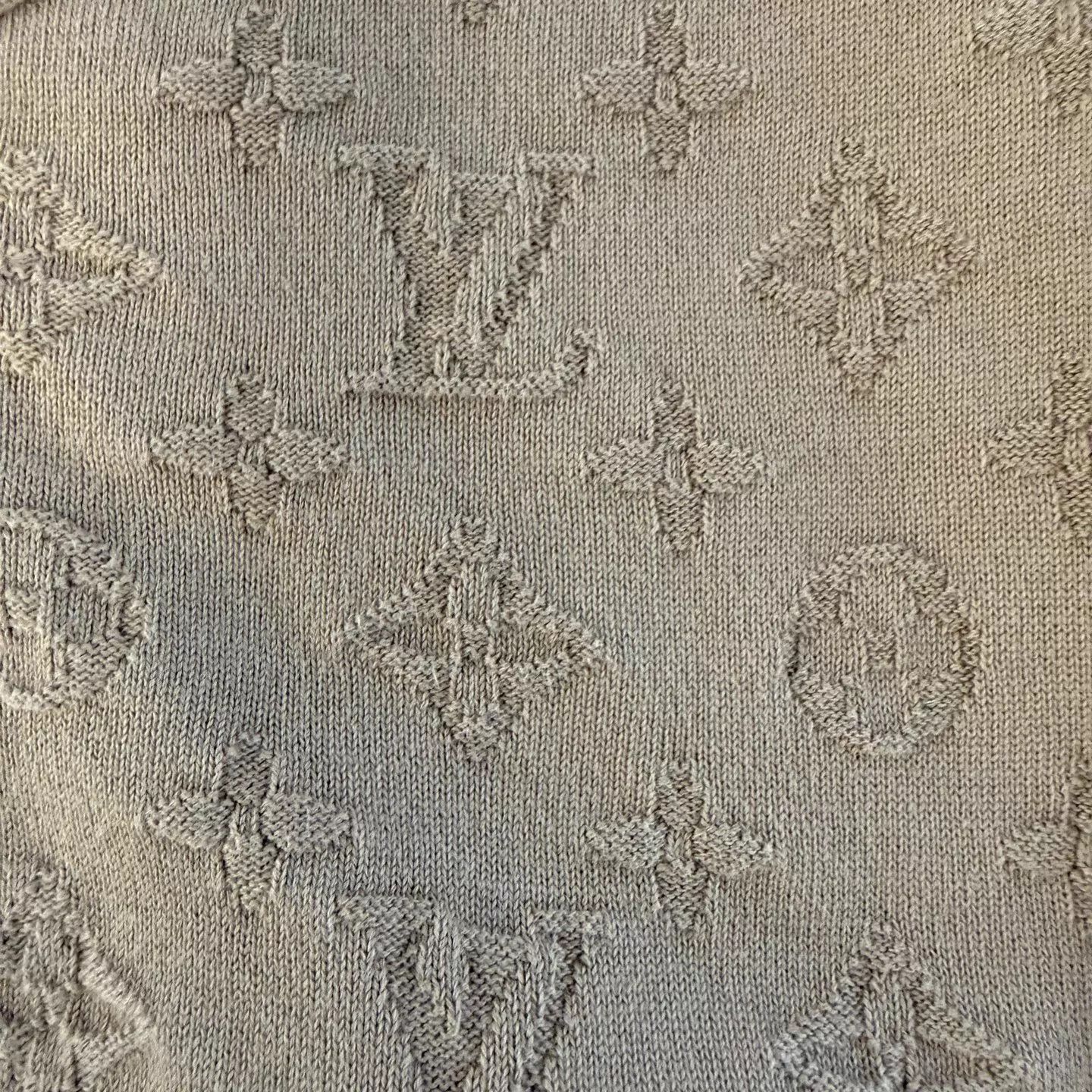 Louis Vuitton LV 24 New Monogram Embossed Allover Logo Knit SS Brown Khaki Size US S / EU 44-46 / 1 - 5 Thumbnail