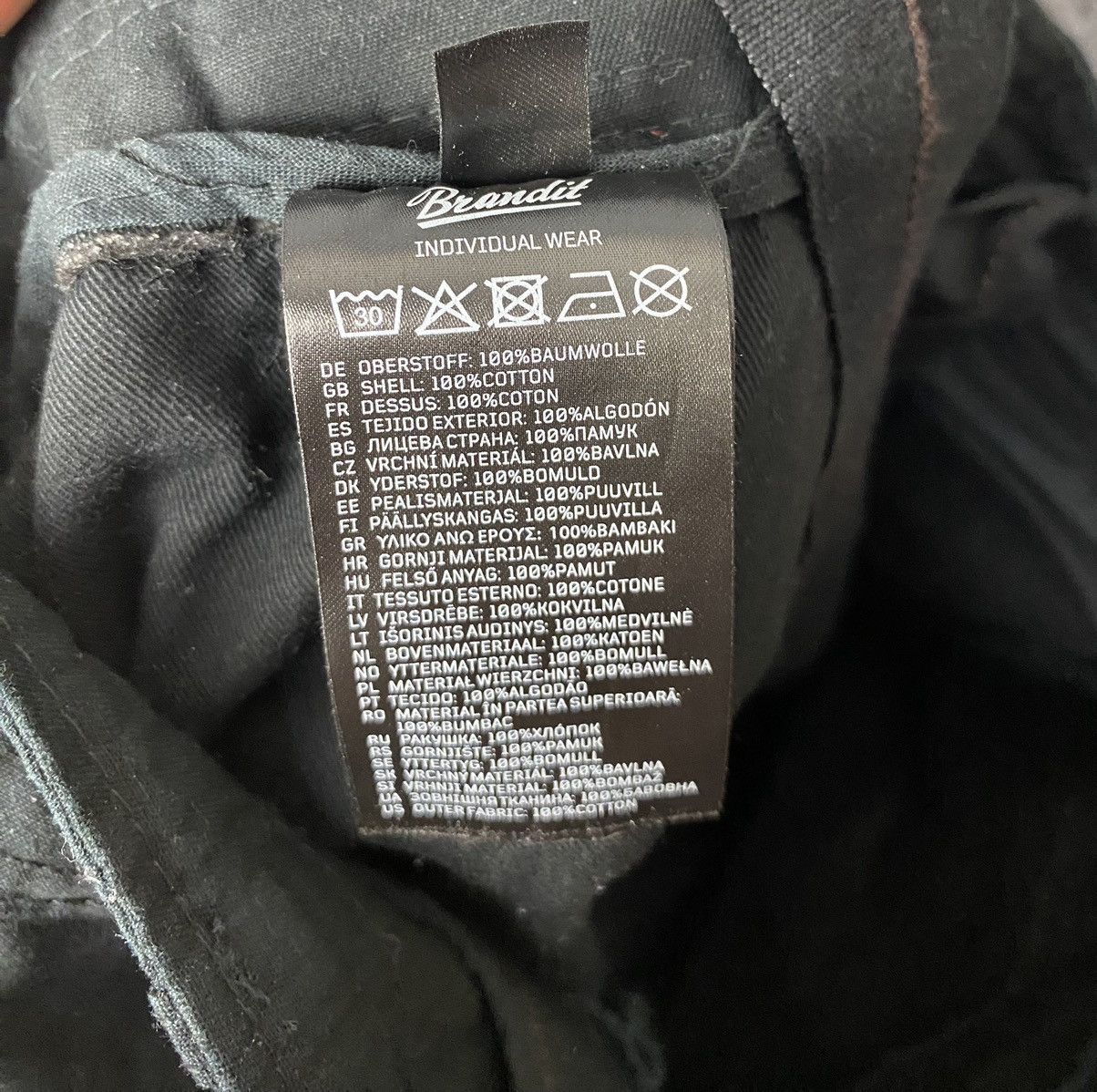 Brandit × Vintage Brandit Streetwear Y2K Drawstring Cargo Pants Size M Size US 34 / EU 50 - 17 Thumbnail