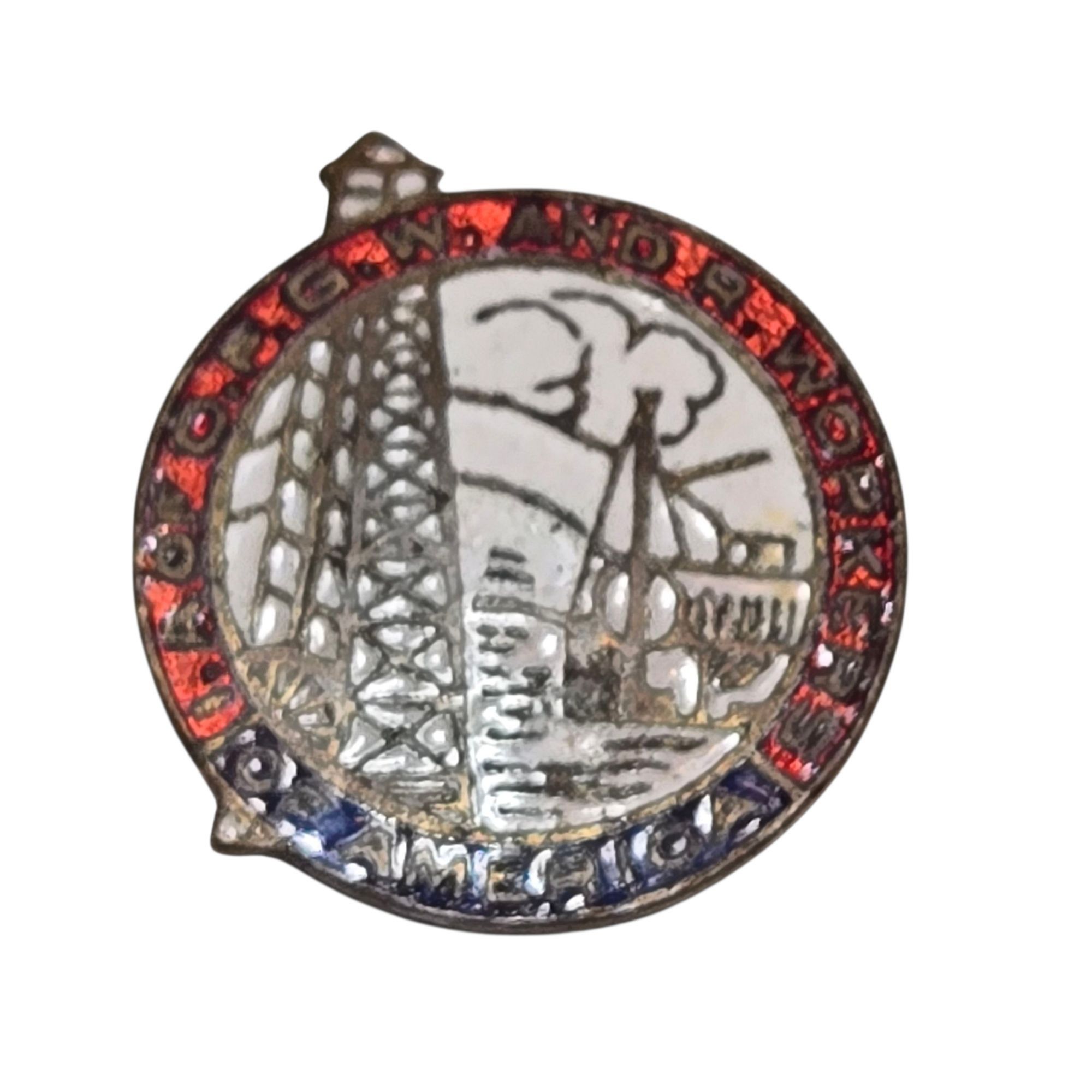 Other Vintage IA of OPGW and R Workers Of America Enamel Pin Badge Size ONE SIZE - 6 Thumbnail