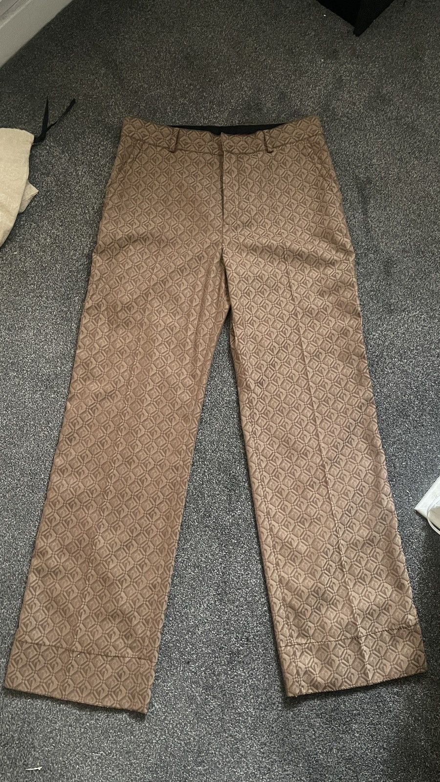 Marine Serre Marine Serre Diamant Trousers Size 50L - 2 Thumbnail