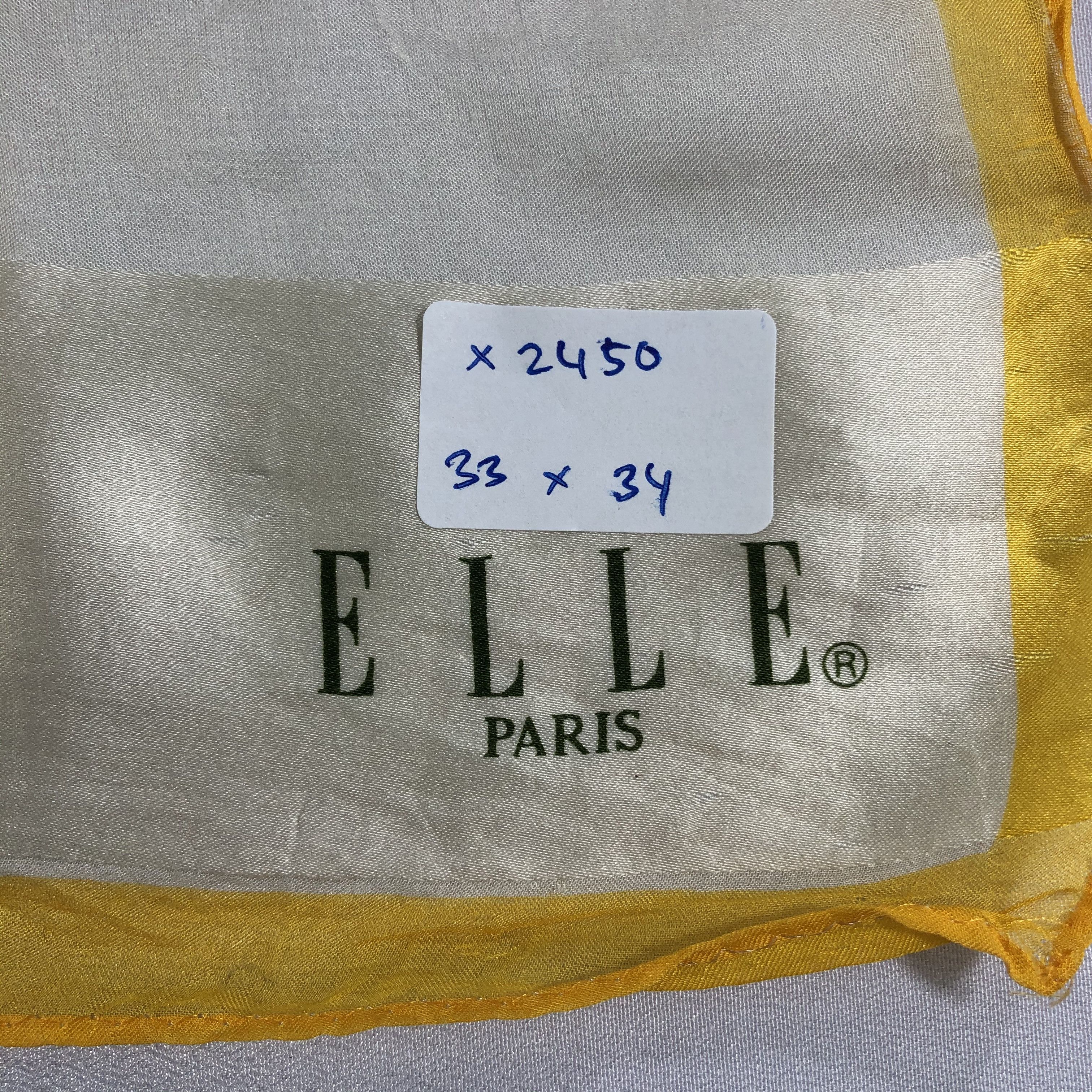 Vintage Vintage Elle Silk Scarf Size ONE SIZE - 9 Thumbnail
