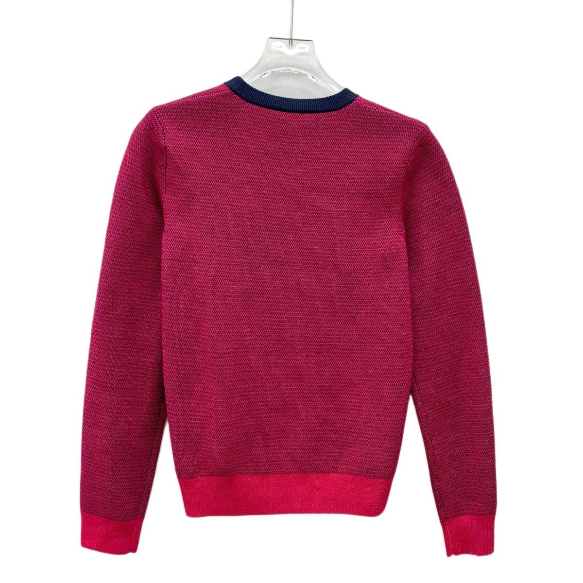Kenzo Kenzo Pink Logo Eye Embroidered Wool Knit Sweater K26WX Size S / US 4 / IT 40 - 2 Thumbnail