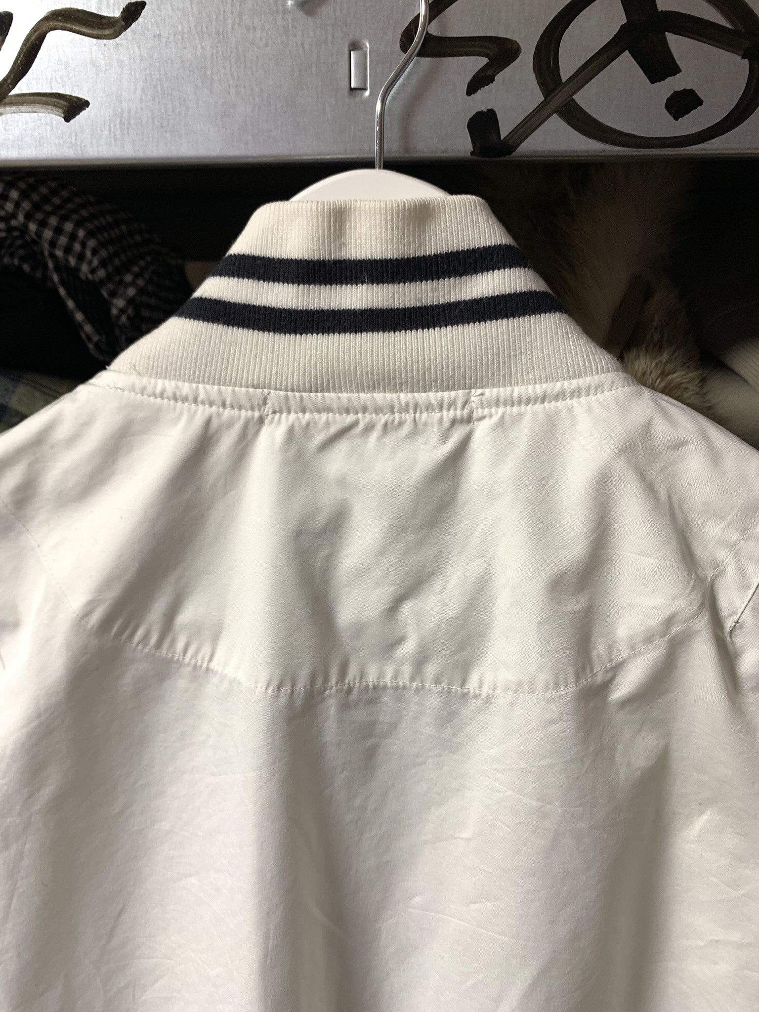 Polo Ralph Lauren Ralph Lauren Men's Windbreaker Bomber Jacket Luxury White L Size US L / EU 52-54 / 3 - 12 Thumbnail