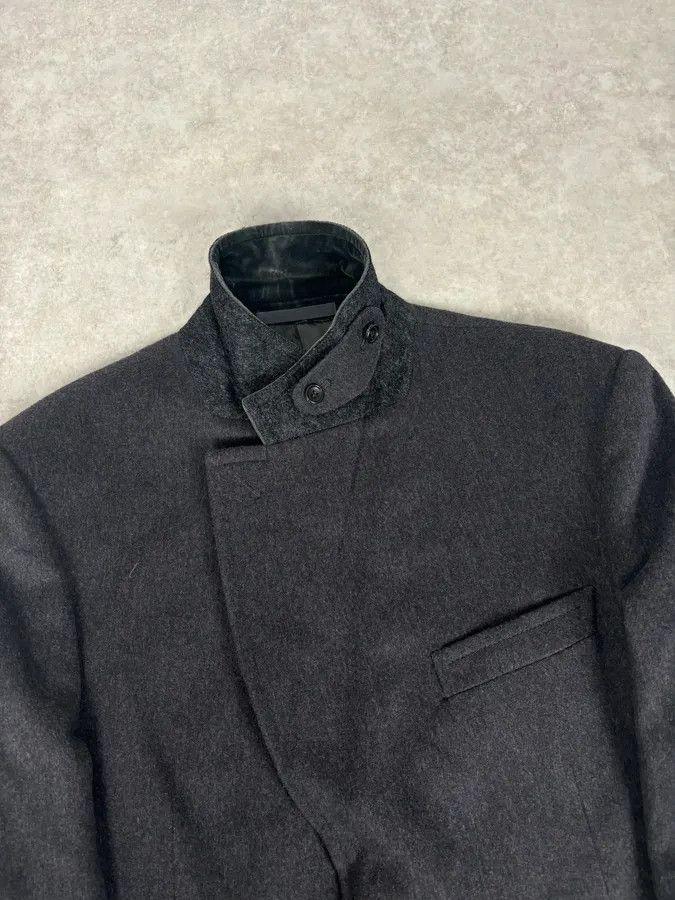 Gucci 2000s Gucci Grey Wool Classy Long Coat Size US L / EU 52-54 / 3 - 9 Thumbnail